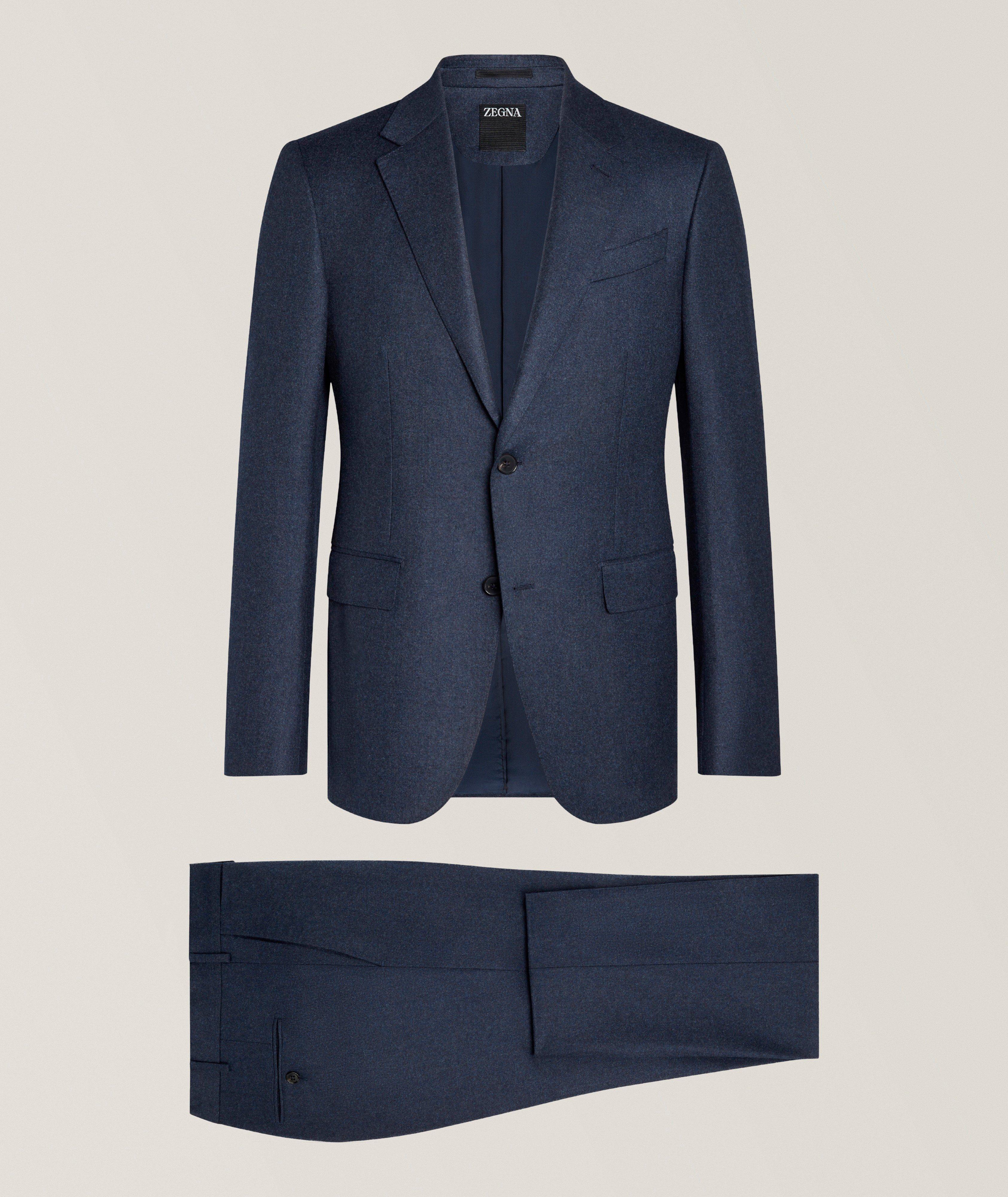 ZEGNA Pinstripe 15milmil15 Wool-Cashmere Suit
