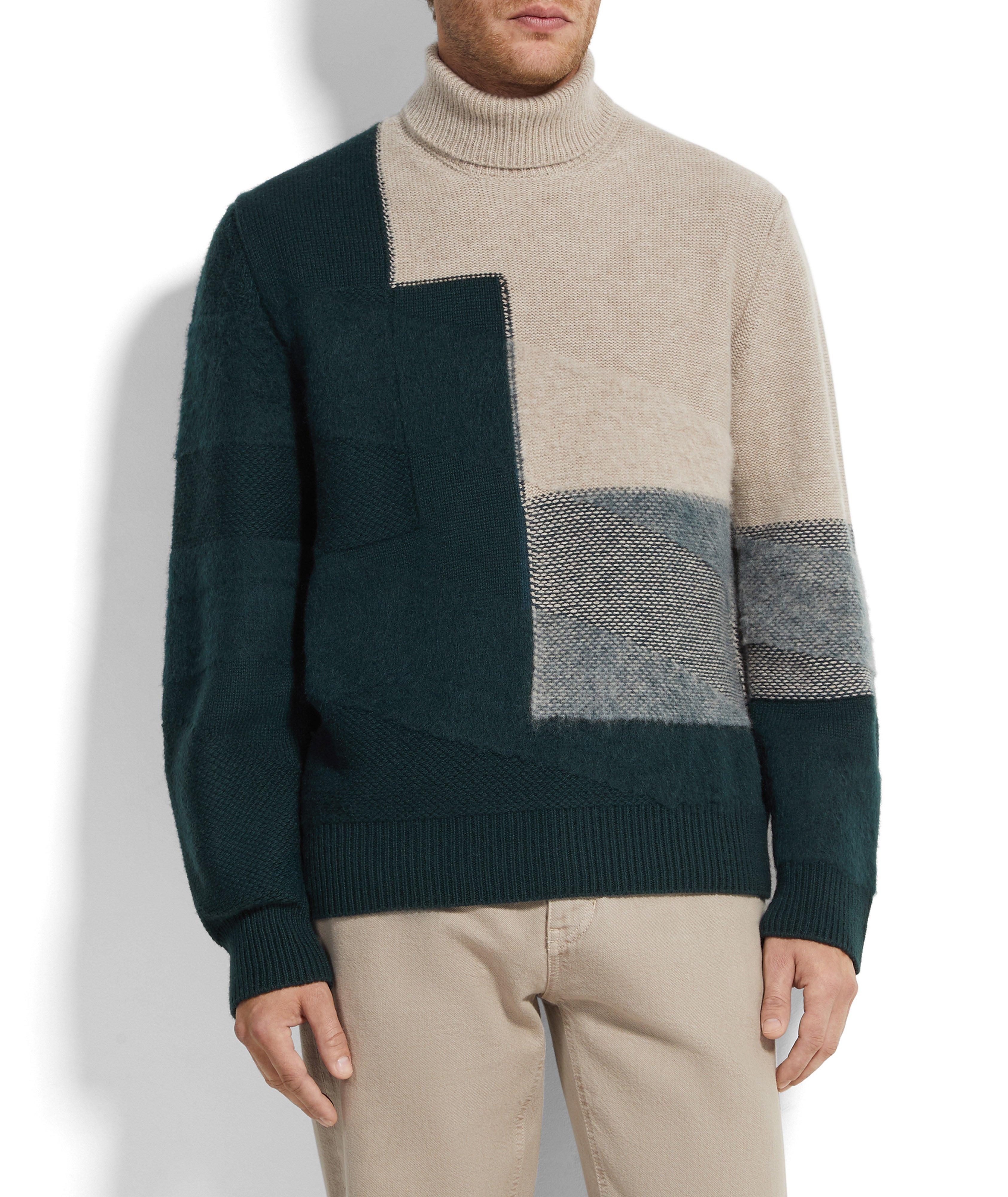 Cashmere-Mohair Turtleneck Sweater image 1