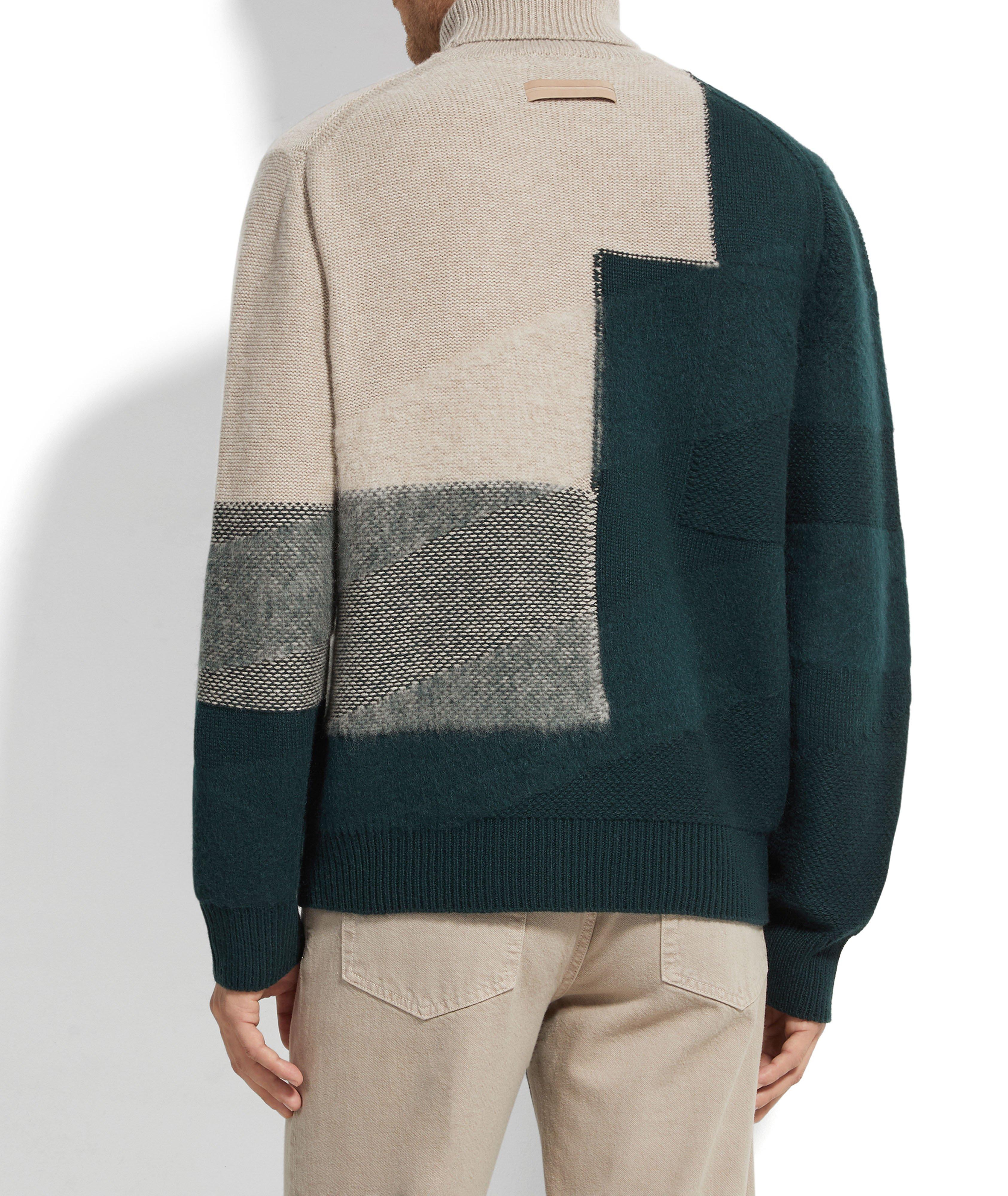 Cashmere-Mohair Turtleneck Sweater image 2
