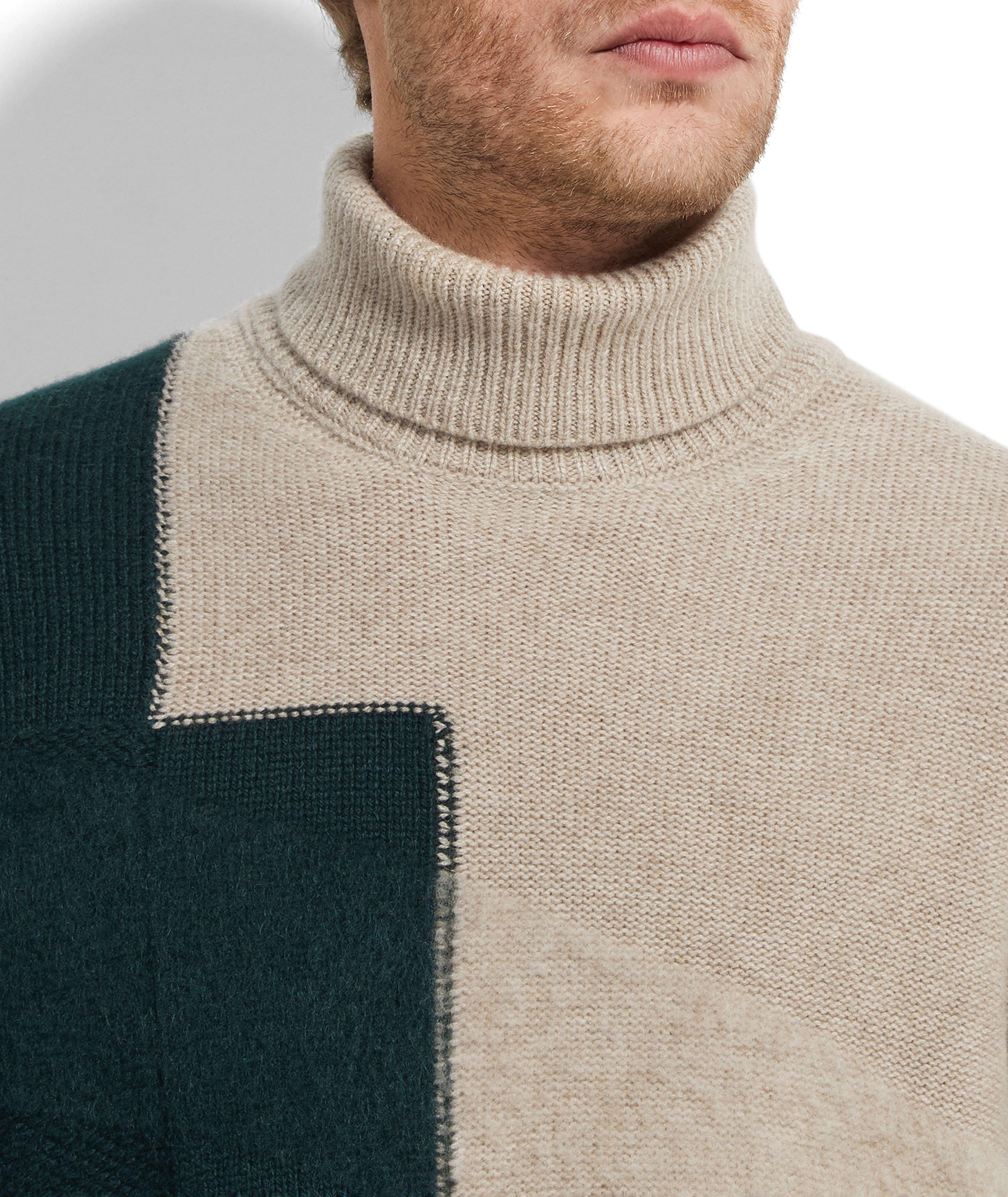 Cashmere-Mohair Turtleneck Sweater image 3