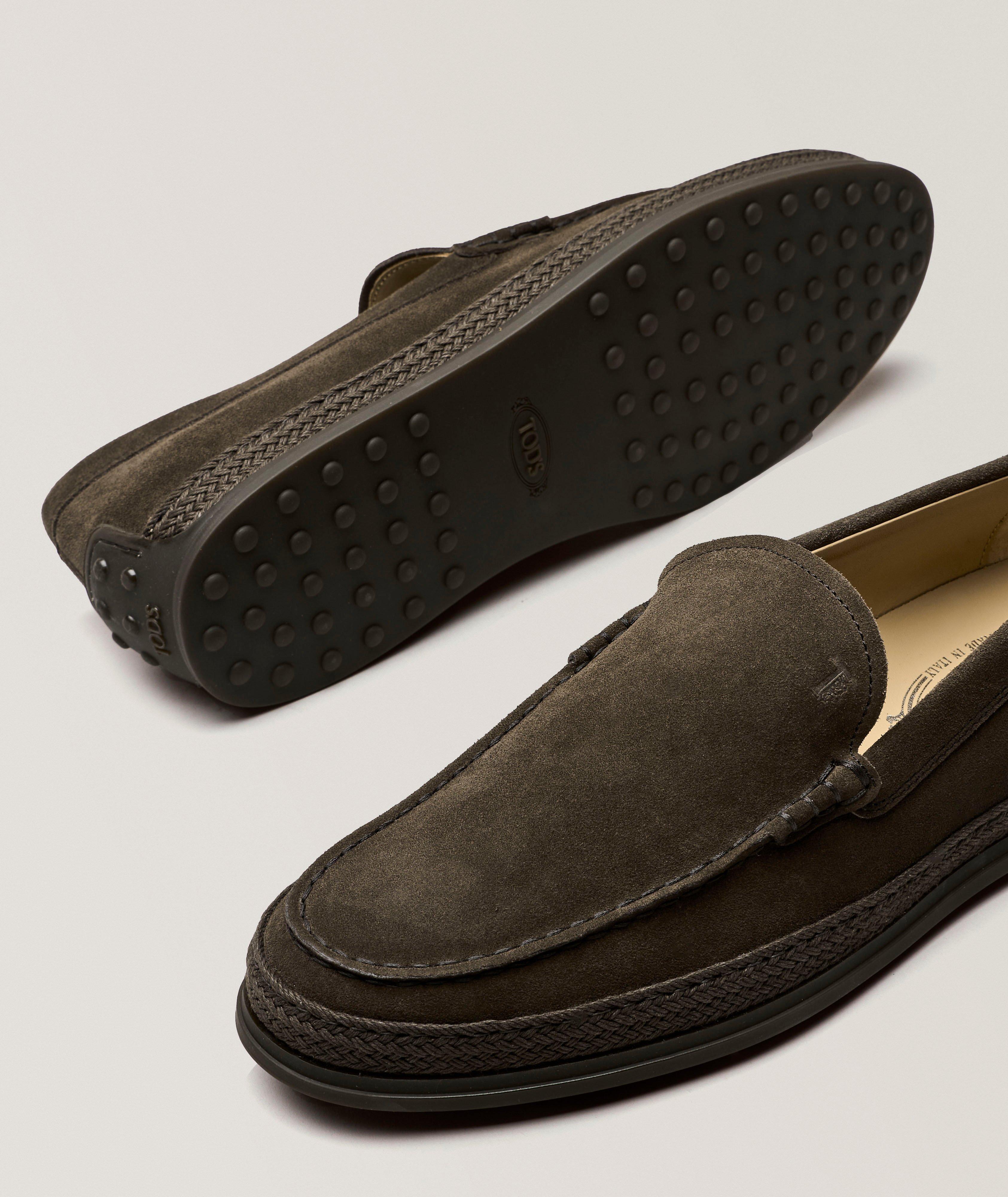 Suede Tonal Espadrilles Loafers  image 3