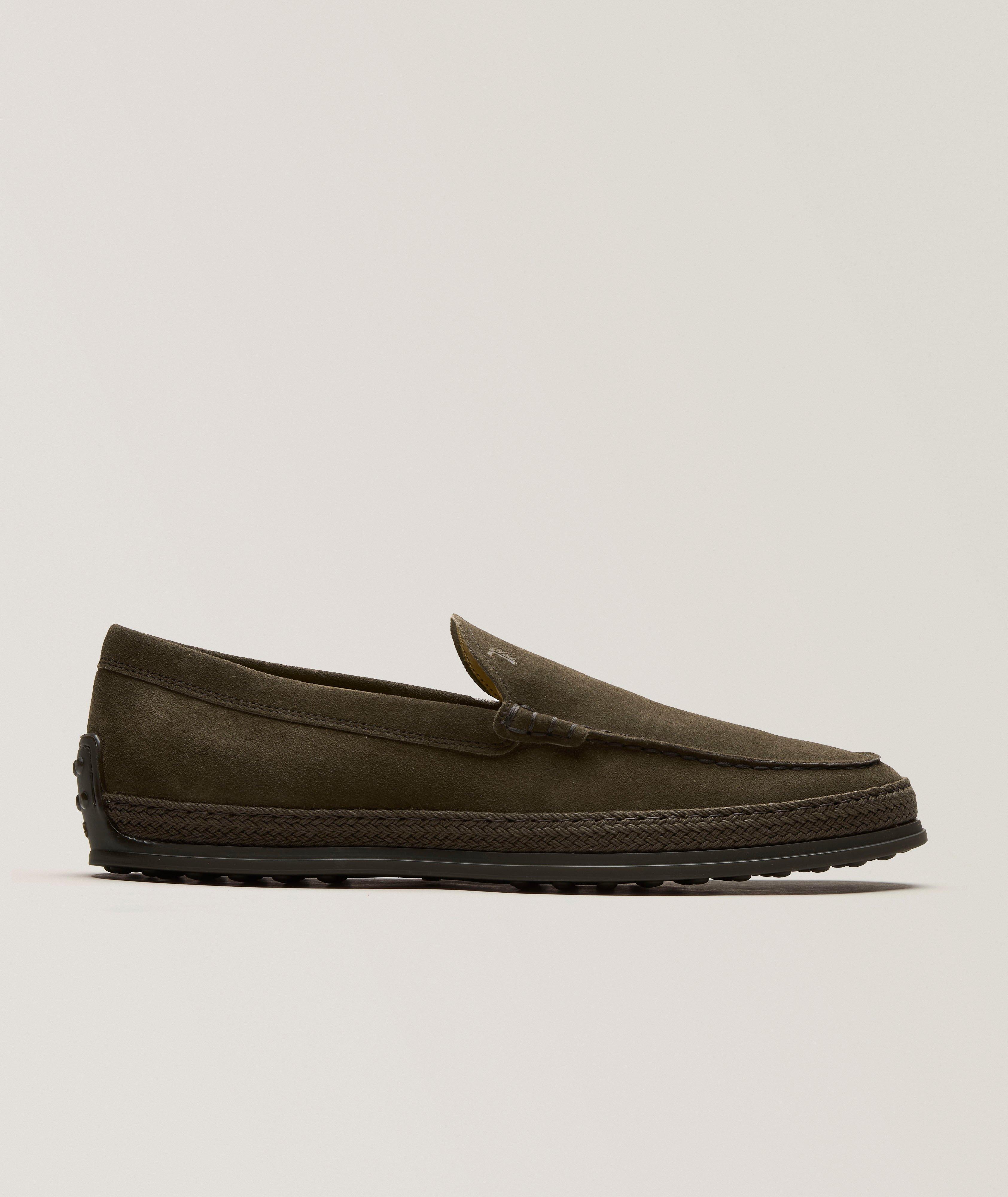 Suede Tonal Espadrilles Loafers  image 0