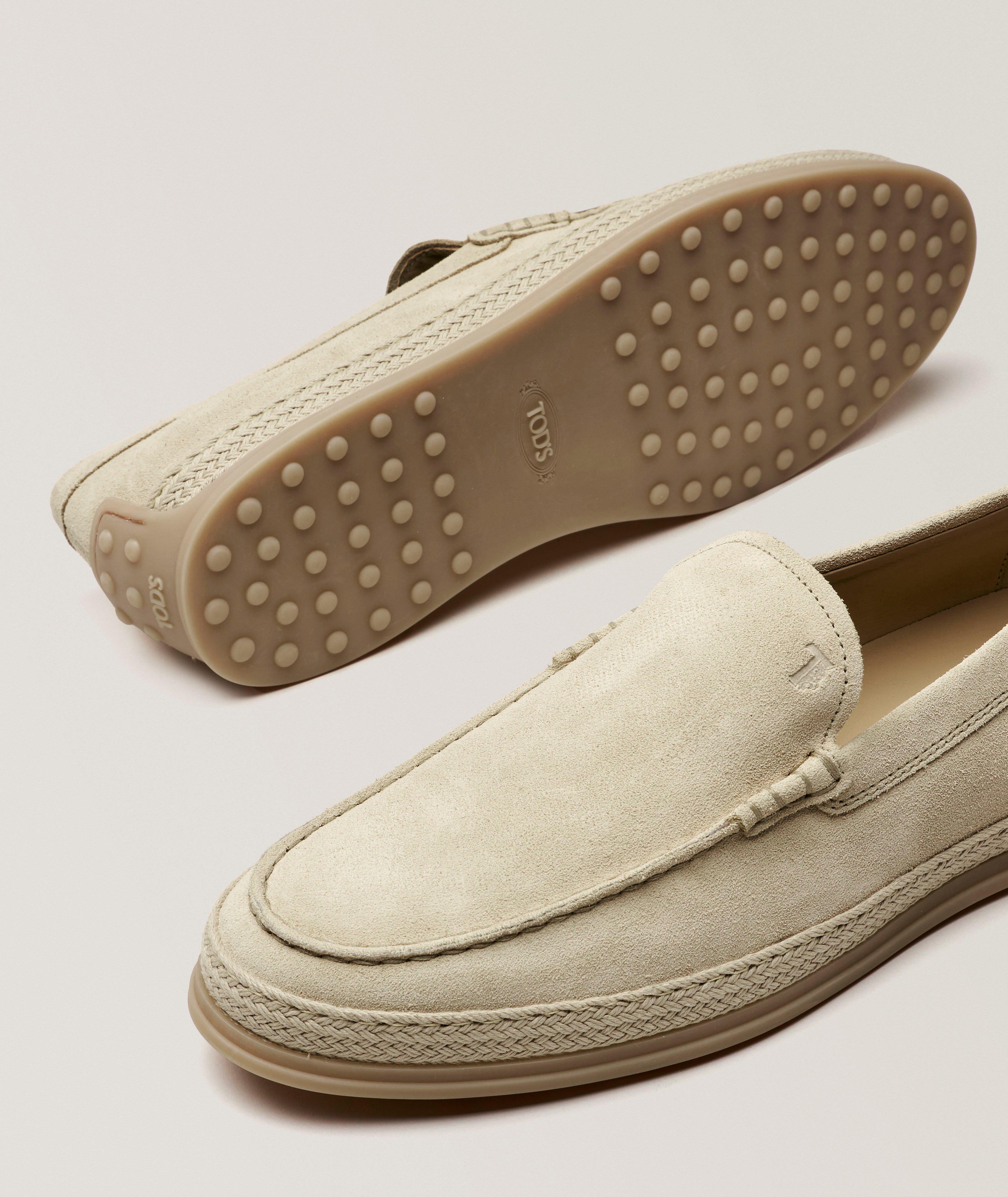 Suede Tonal Espadrilles Loafers  image 3