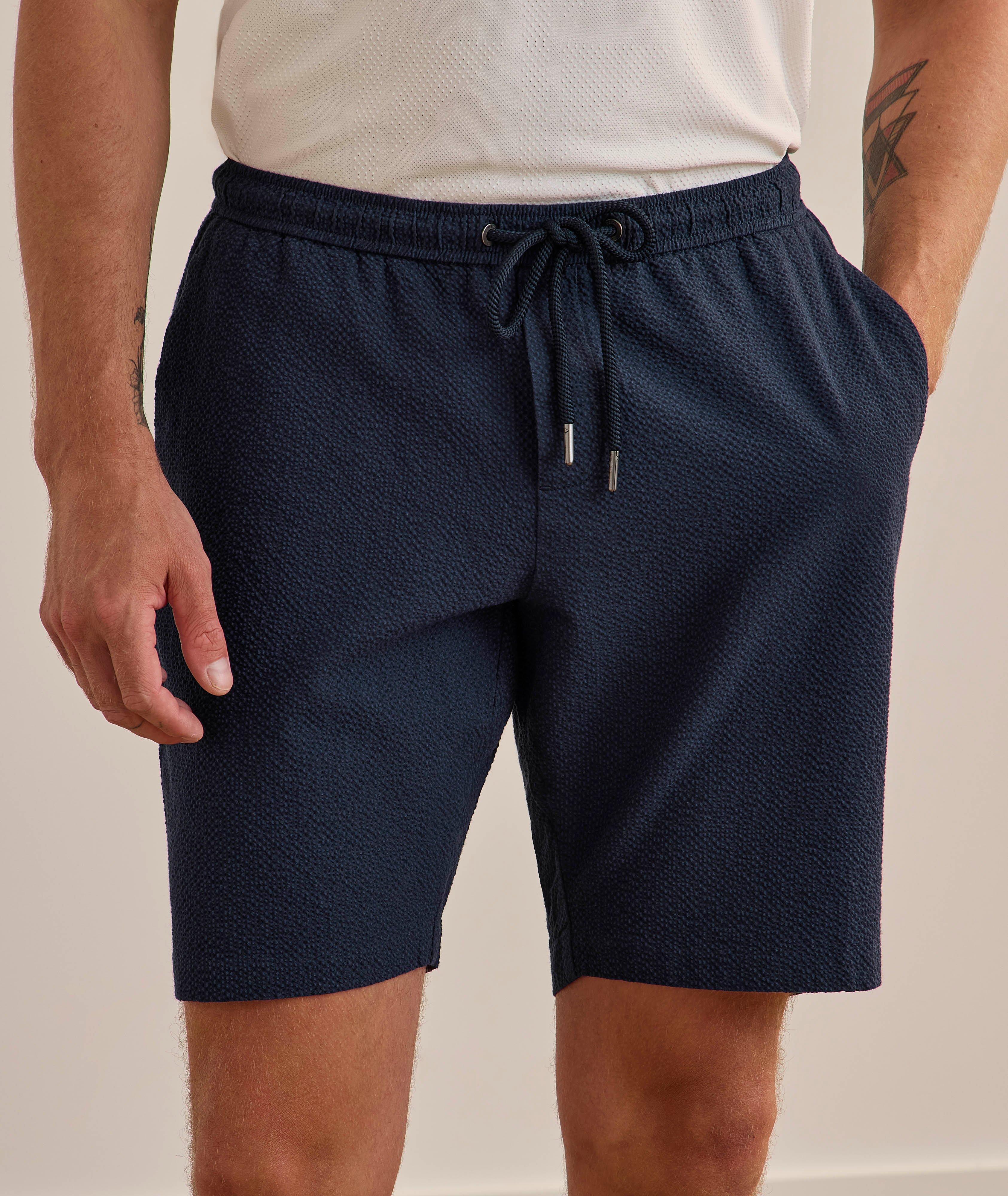 Bermuda en toile seersucker extensible dans tous les sens image 1