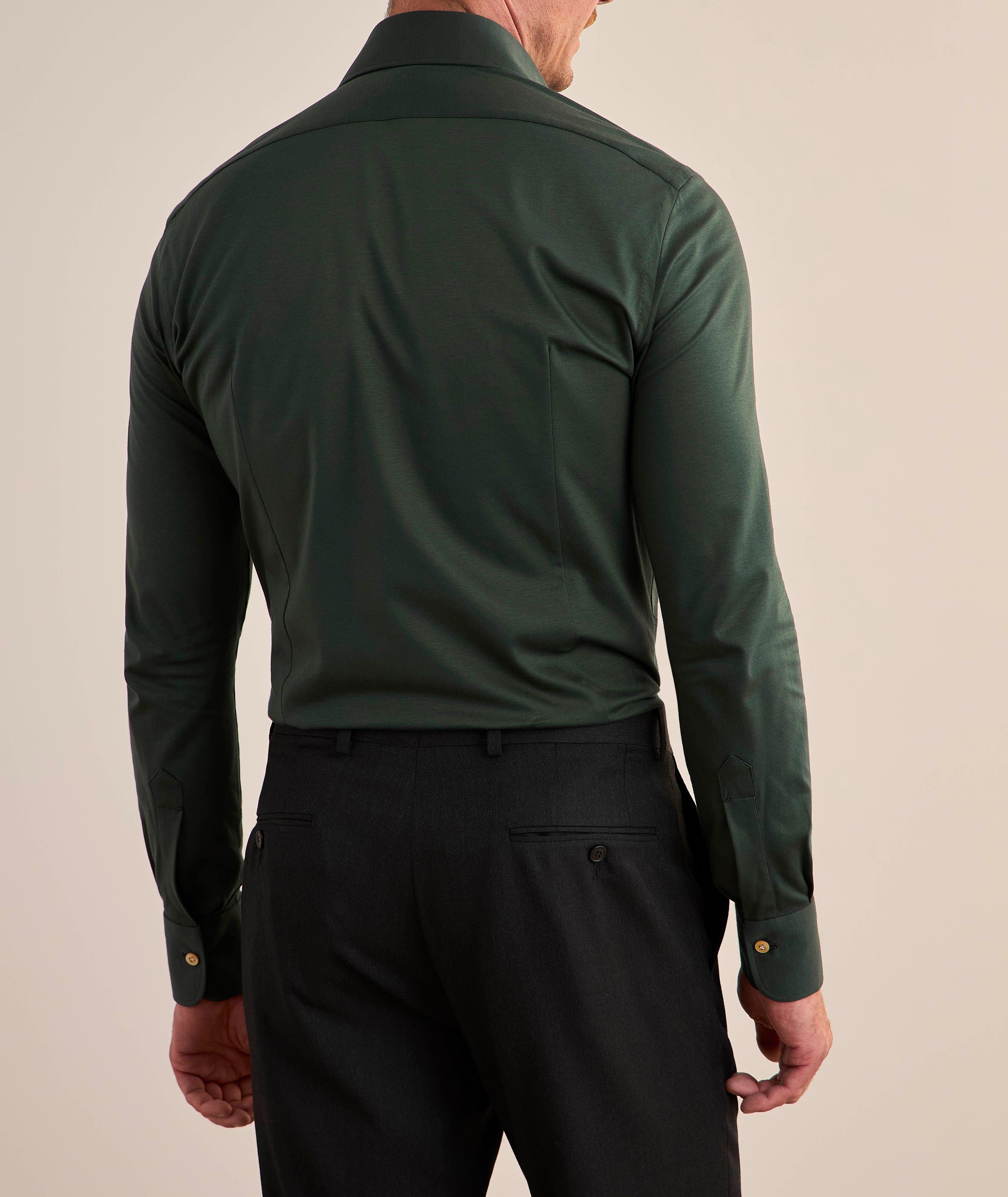 Chemise unie en jersey de coton image 2