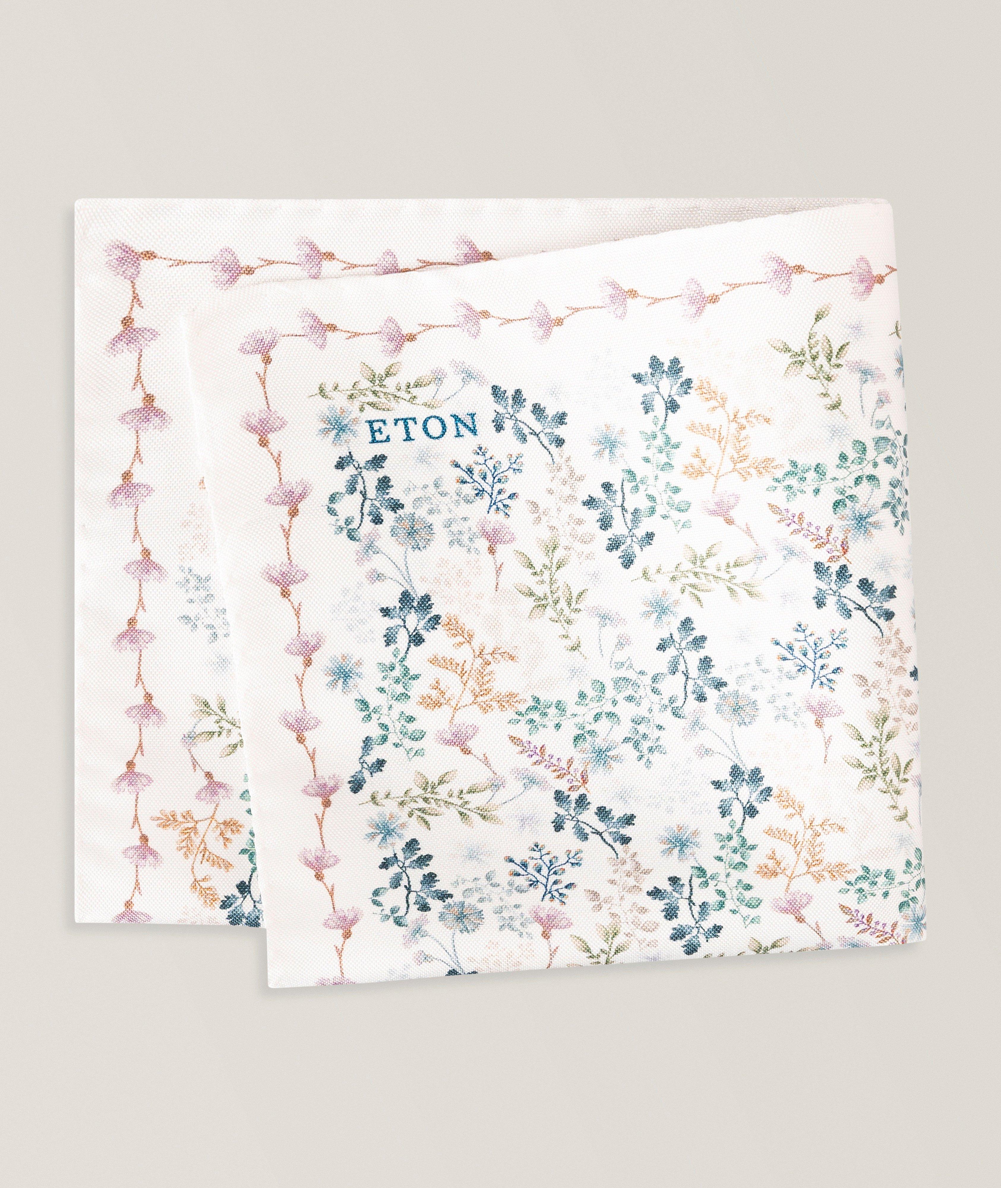 Pochette en soie botanique image 1