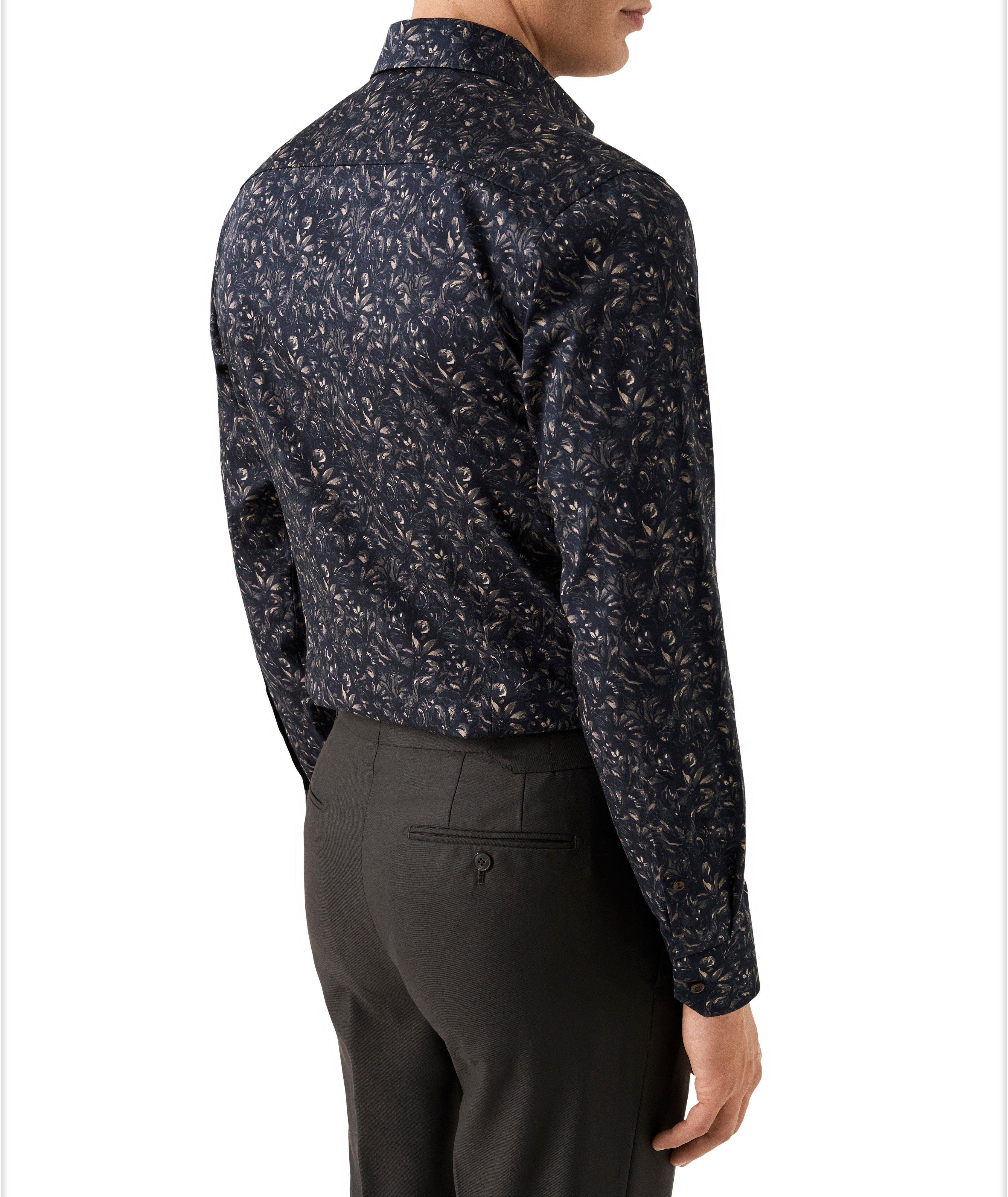 Contemporary-Fit Floral Twill Dress Shirt image 3