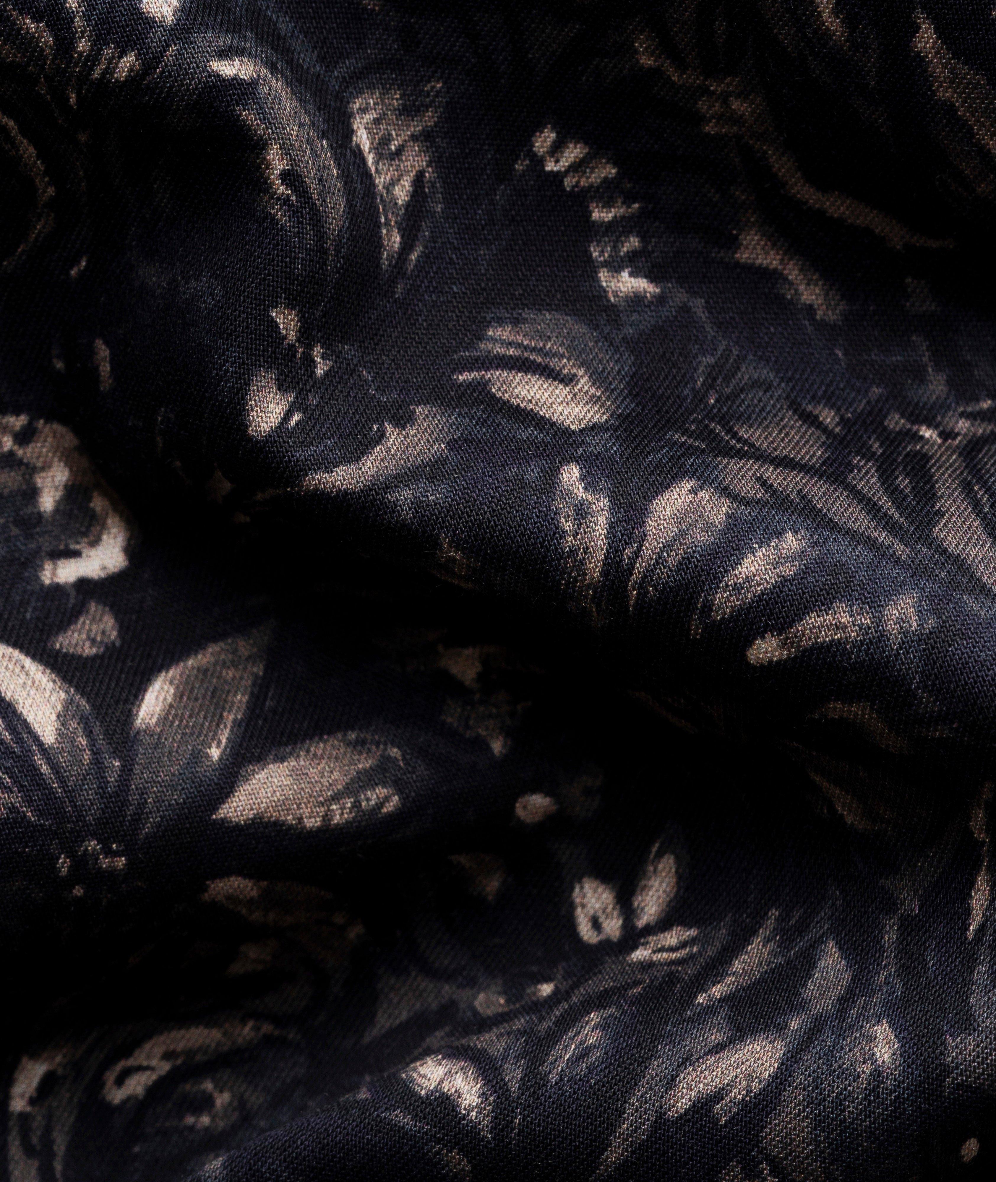 Contemporary-Fit Floral Twill Dress Shirt image 6