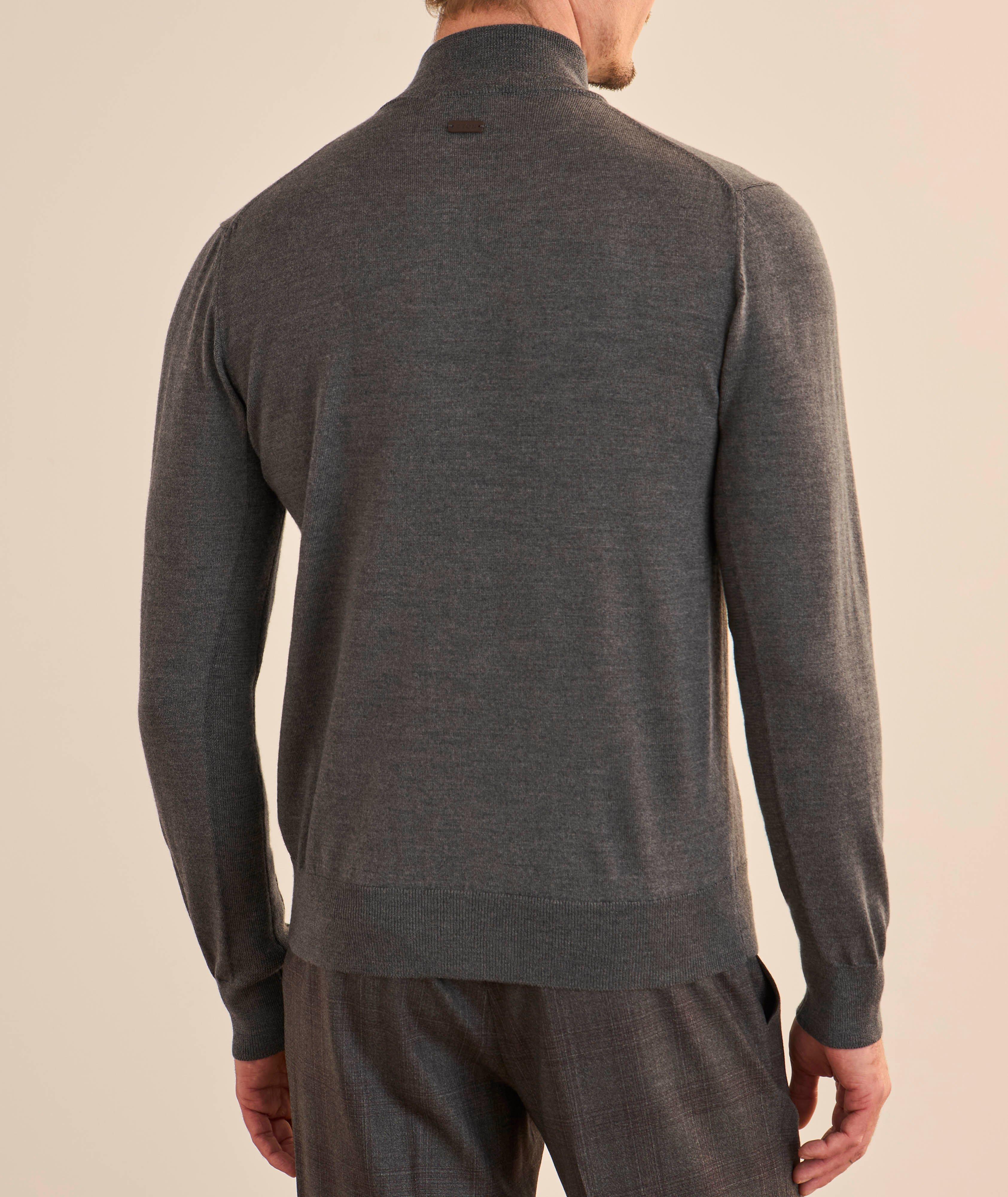 Merino Wool Full-Zip Cardigan image 2