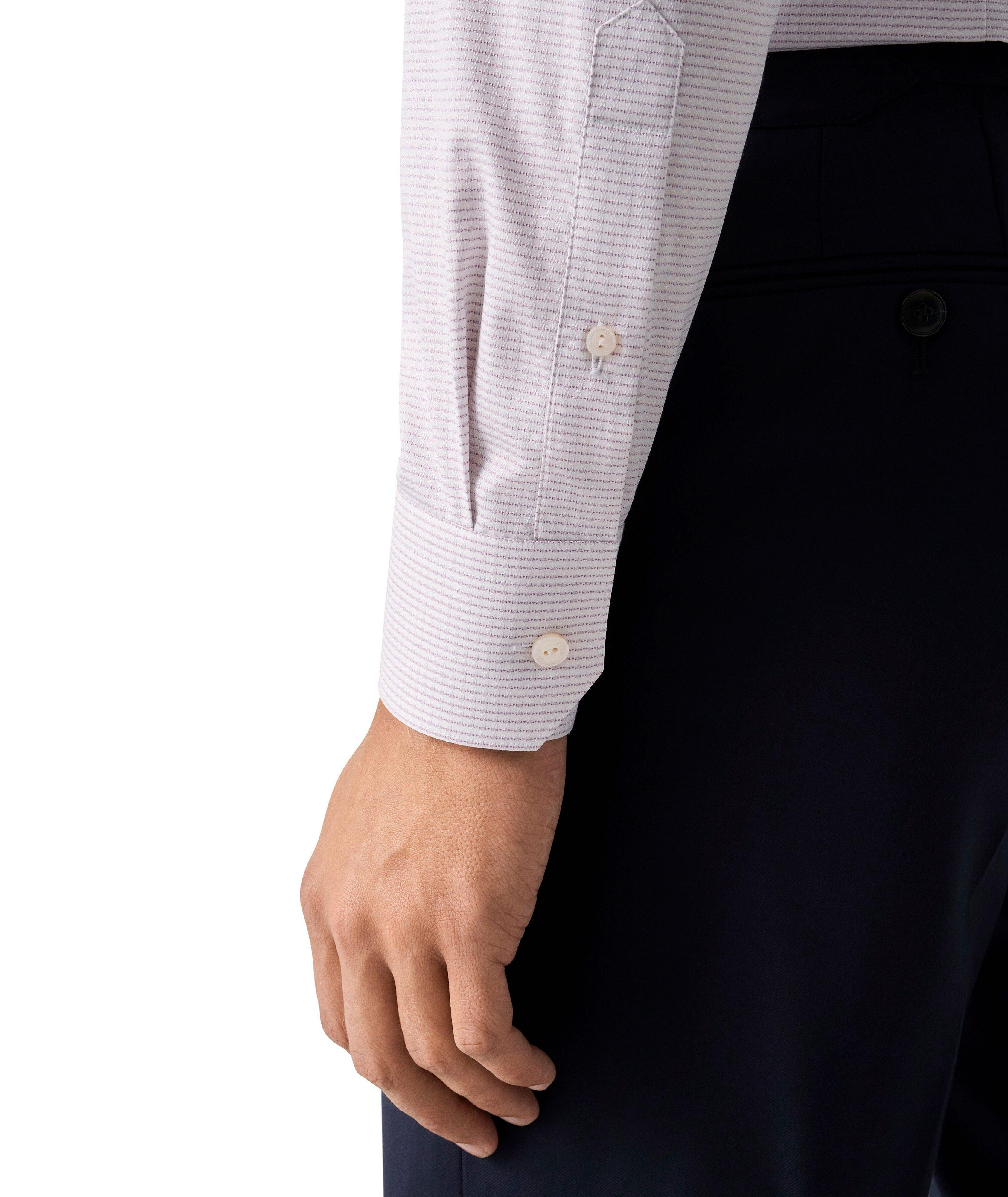 Slim-Fit Elevated Twill Dress Shirt image 5