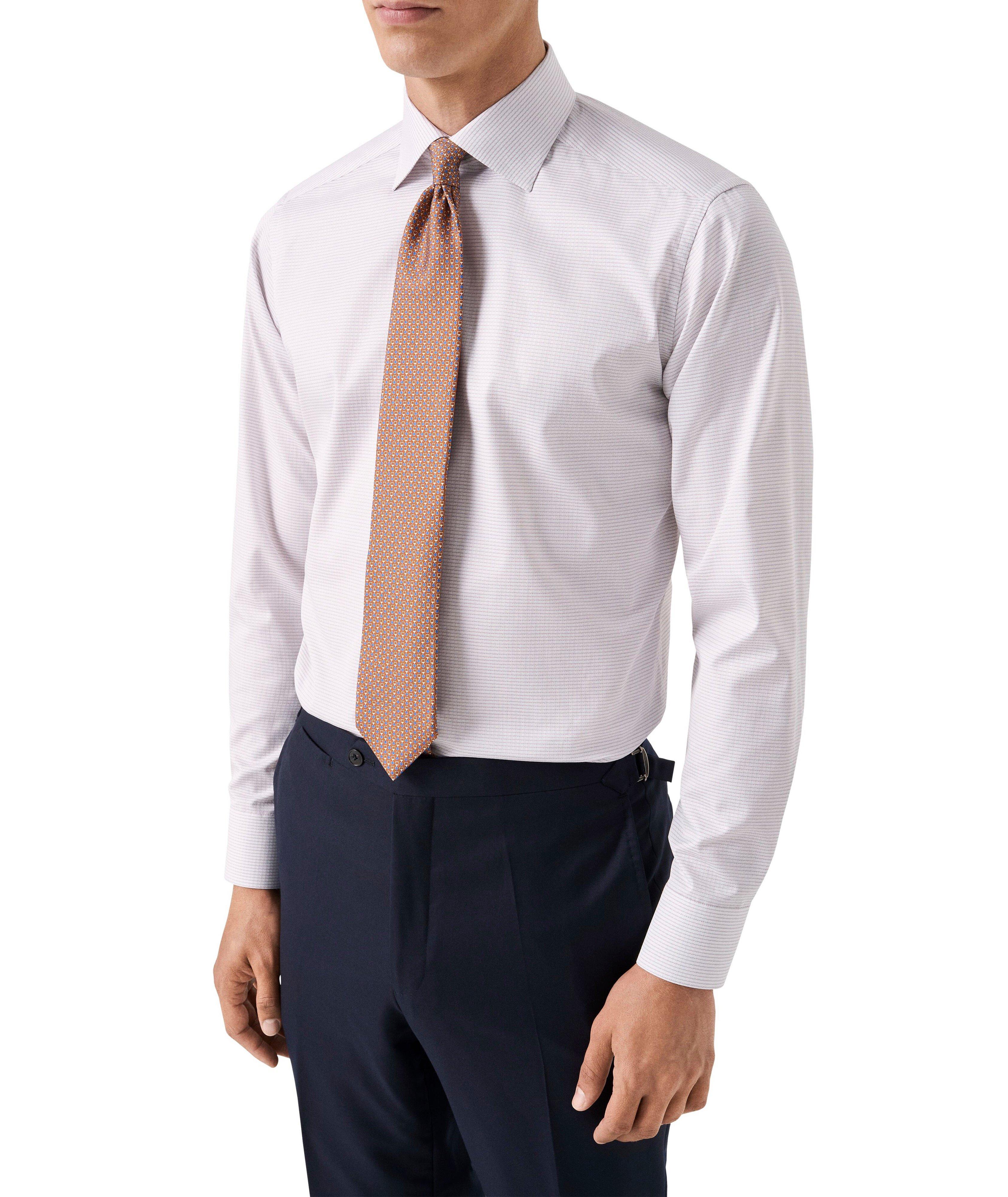Slim-Fit Elevated Twill Dress Shirt image 6