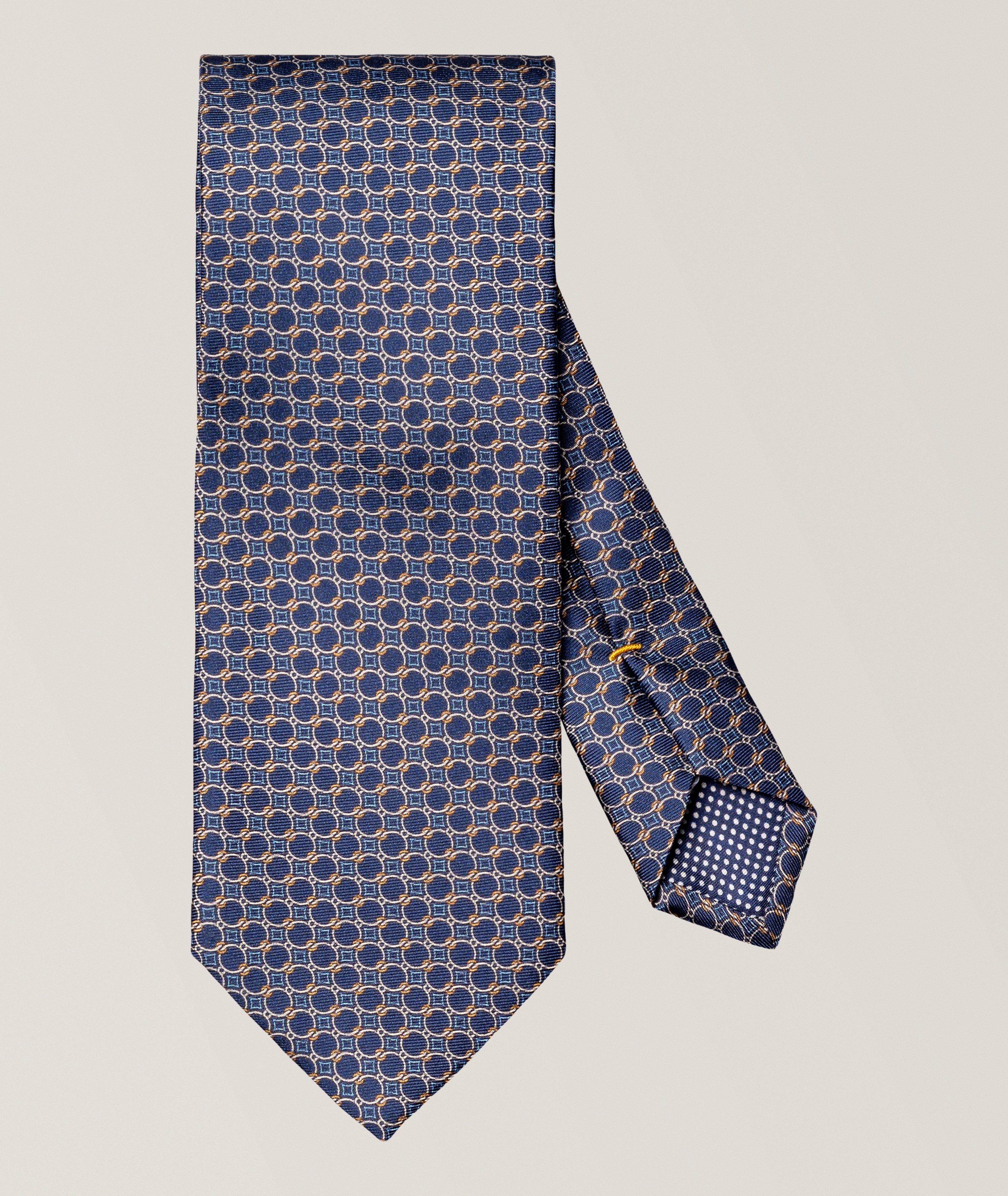 Geometric Silk Tie image 0