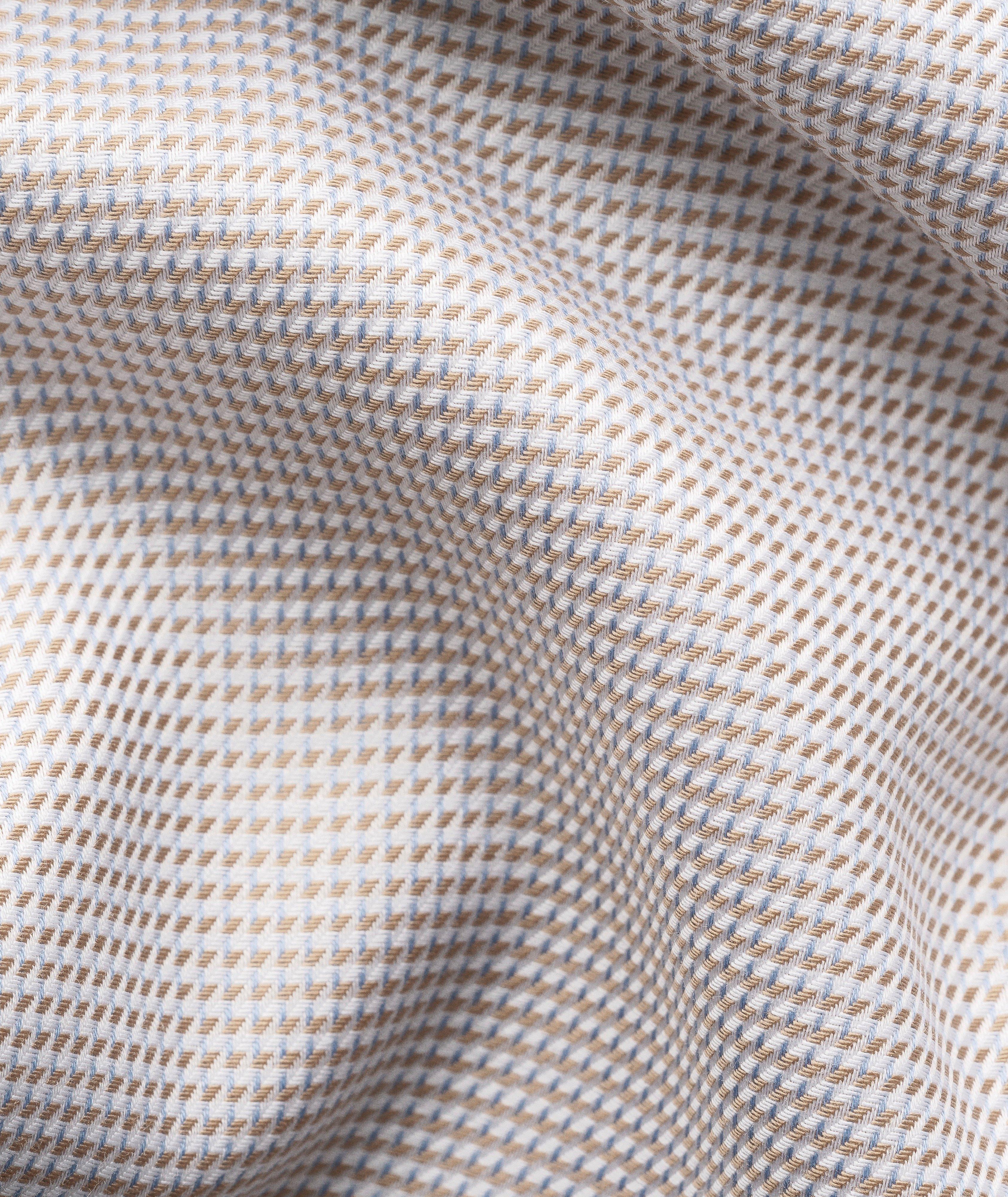 Slim-Fit Houndstooth Twill Dress Shirt image 6