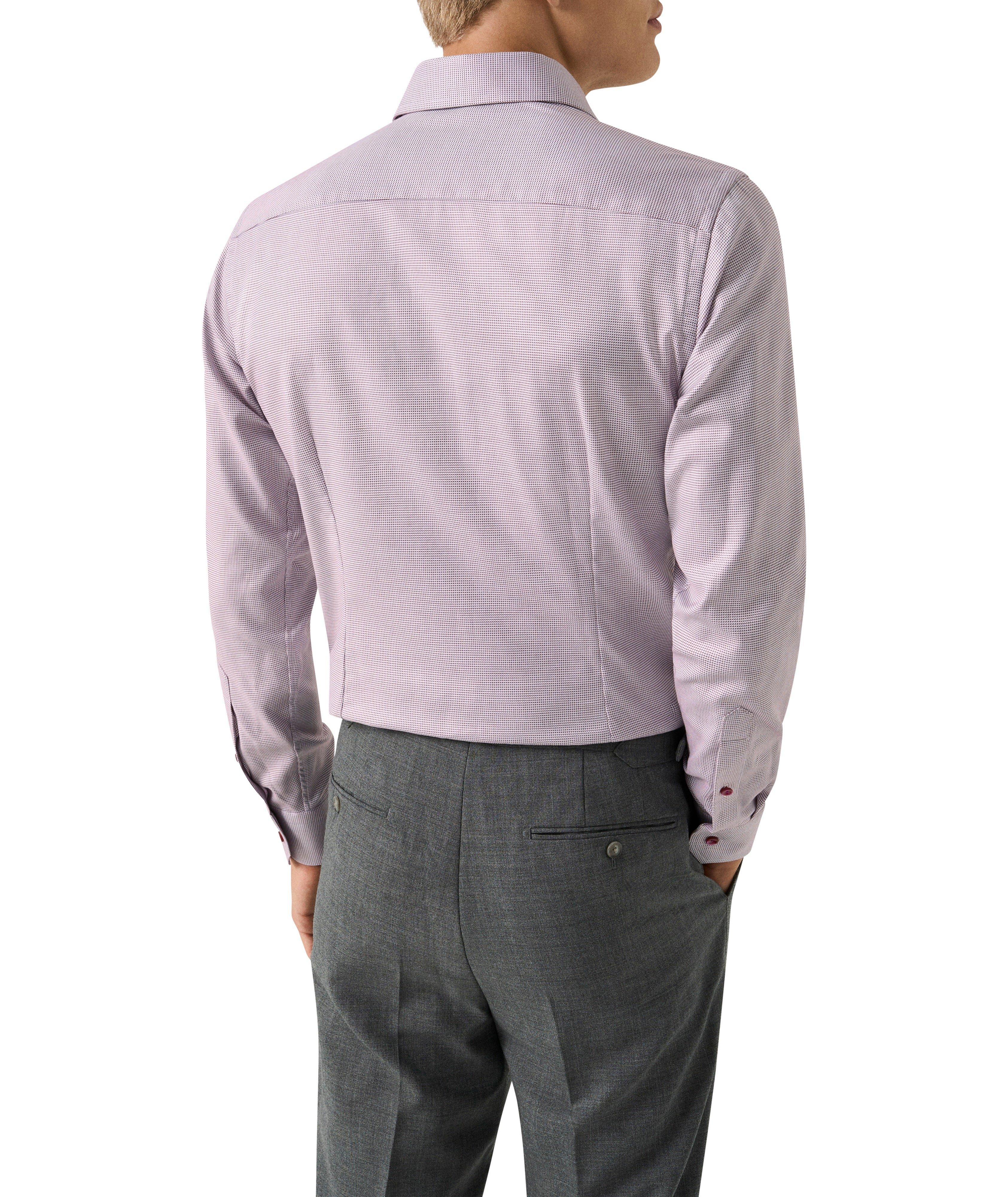 Slim-Fit Houndstooth Twill Dress Shirt image 3