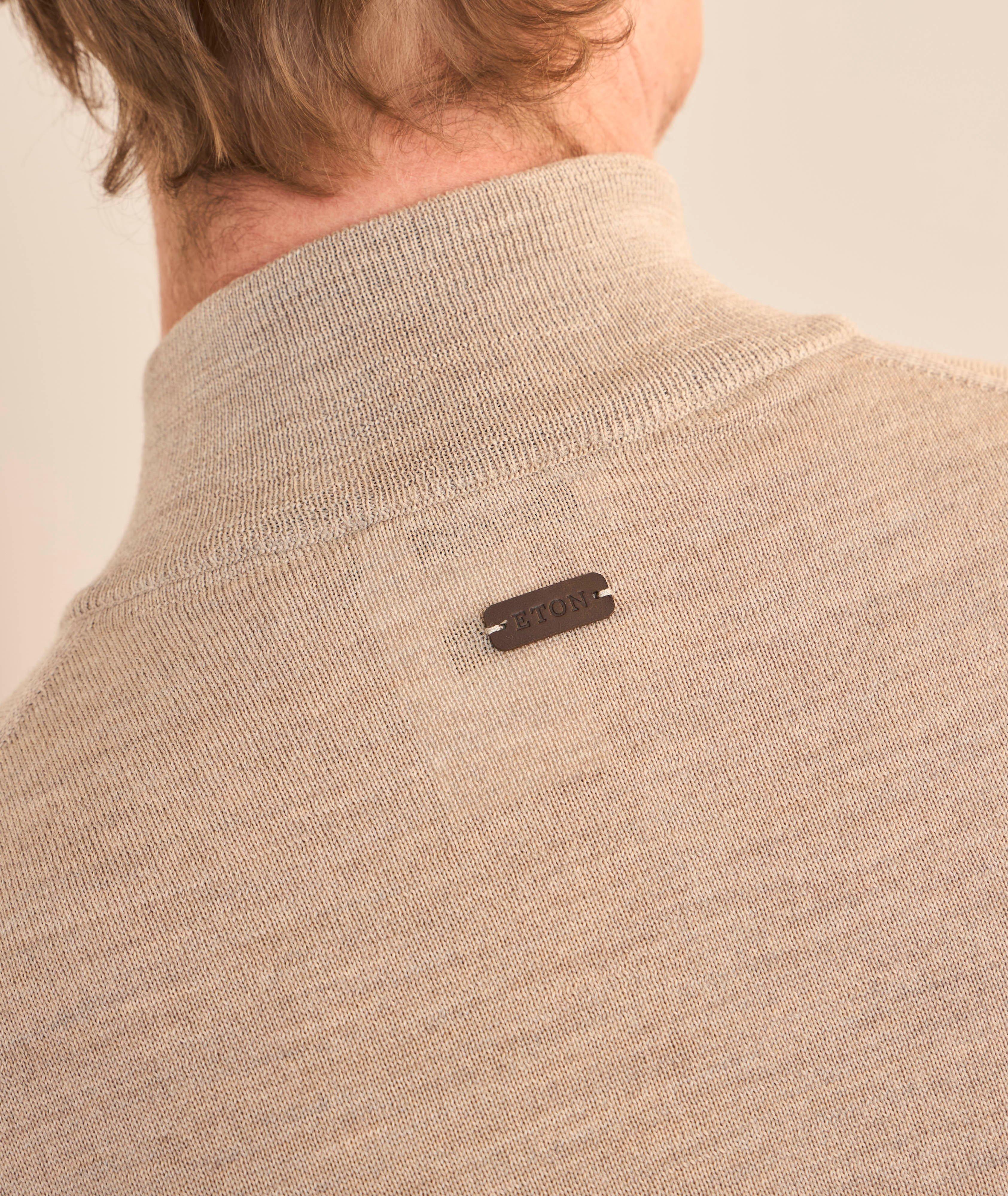 Cardigan zippé en laine mérinos image 2