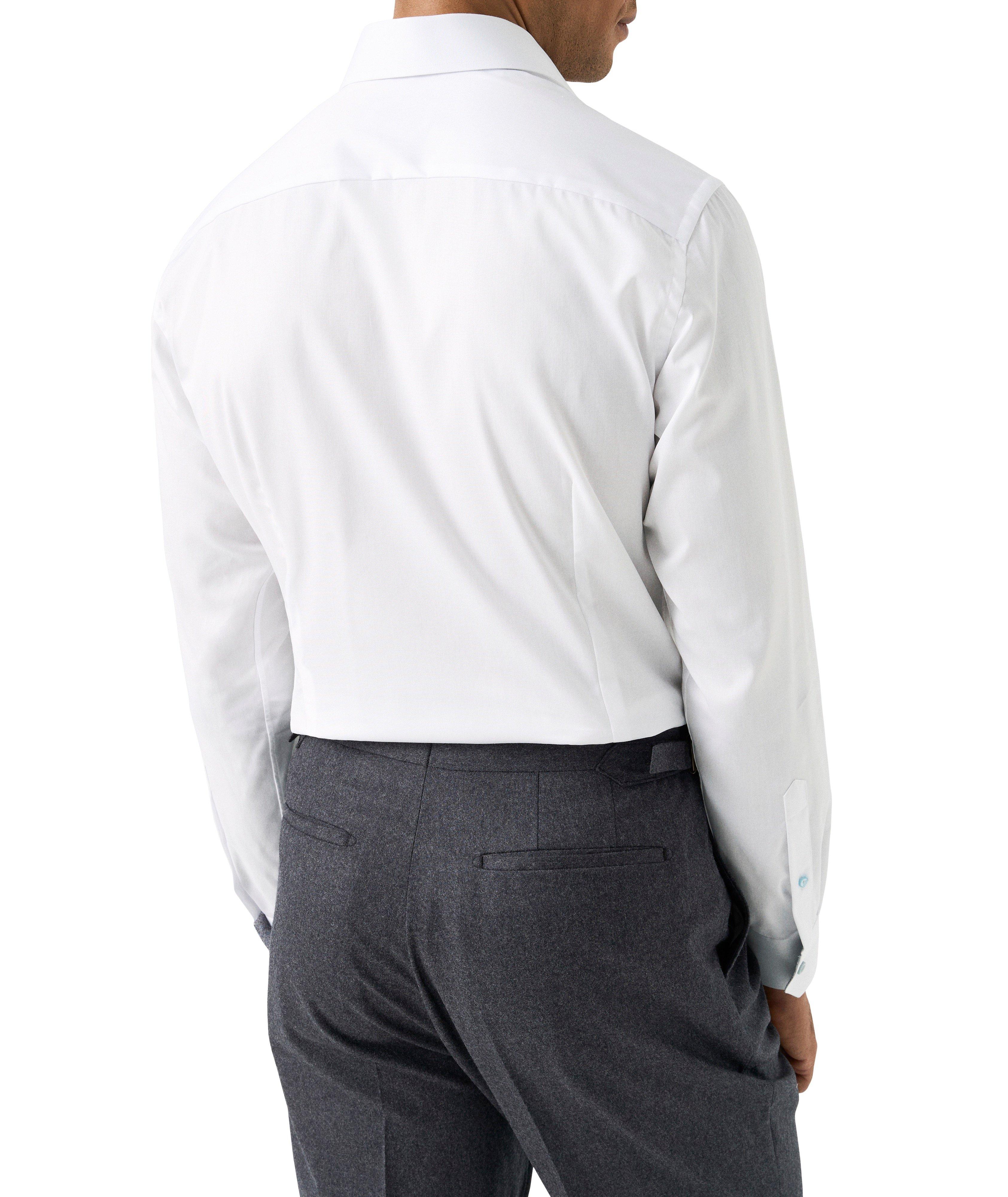 Chemise habillée ajustée à effet floral image 3