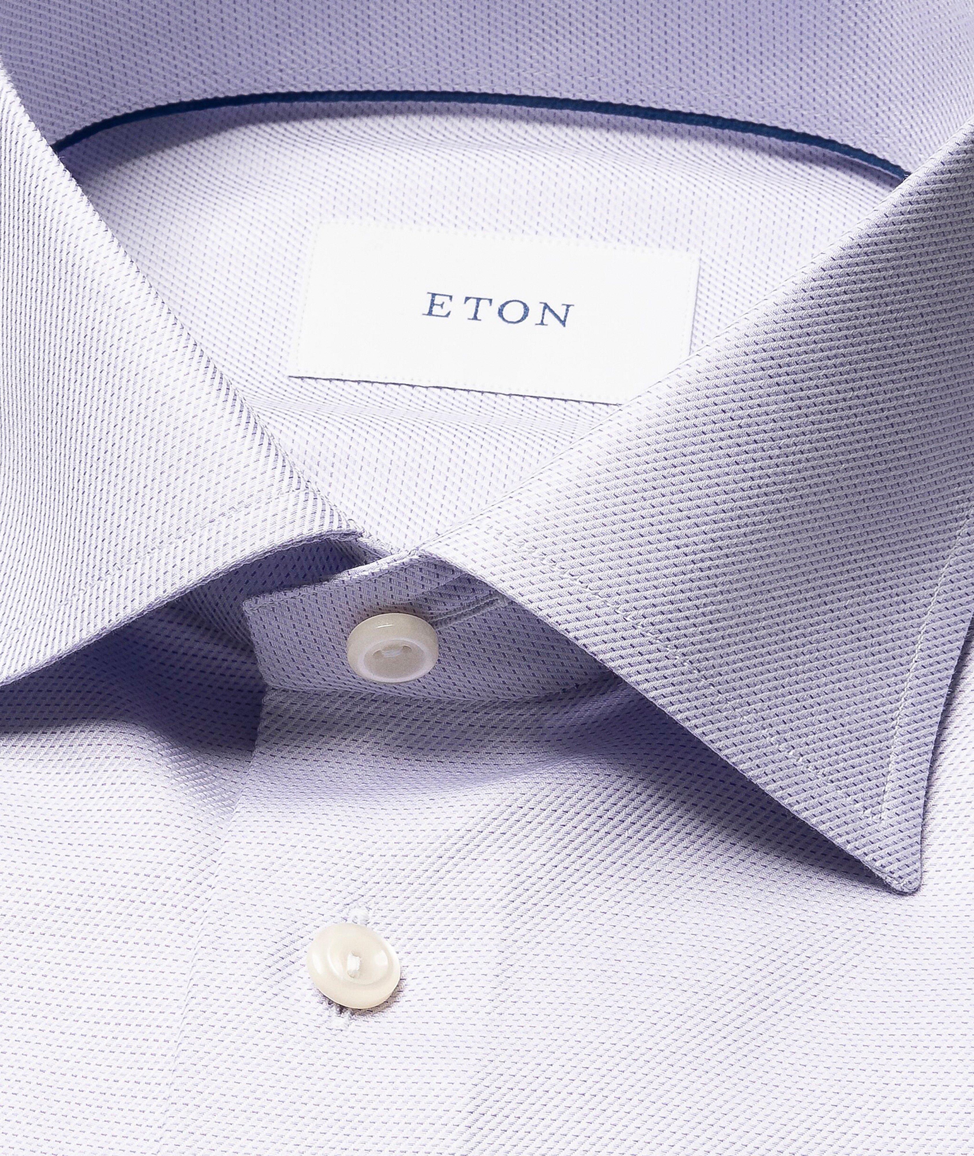 Slim-Fit Elevated Twill Dress Shirt image 1