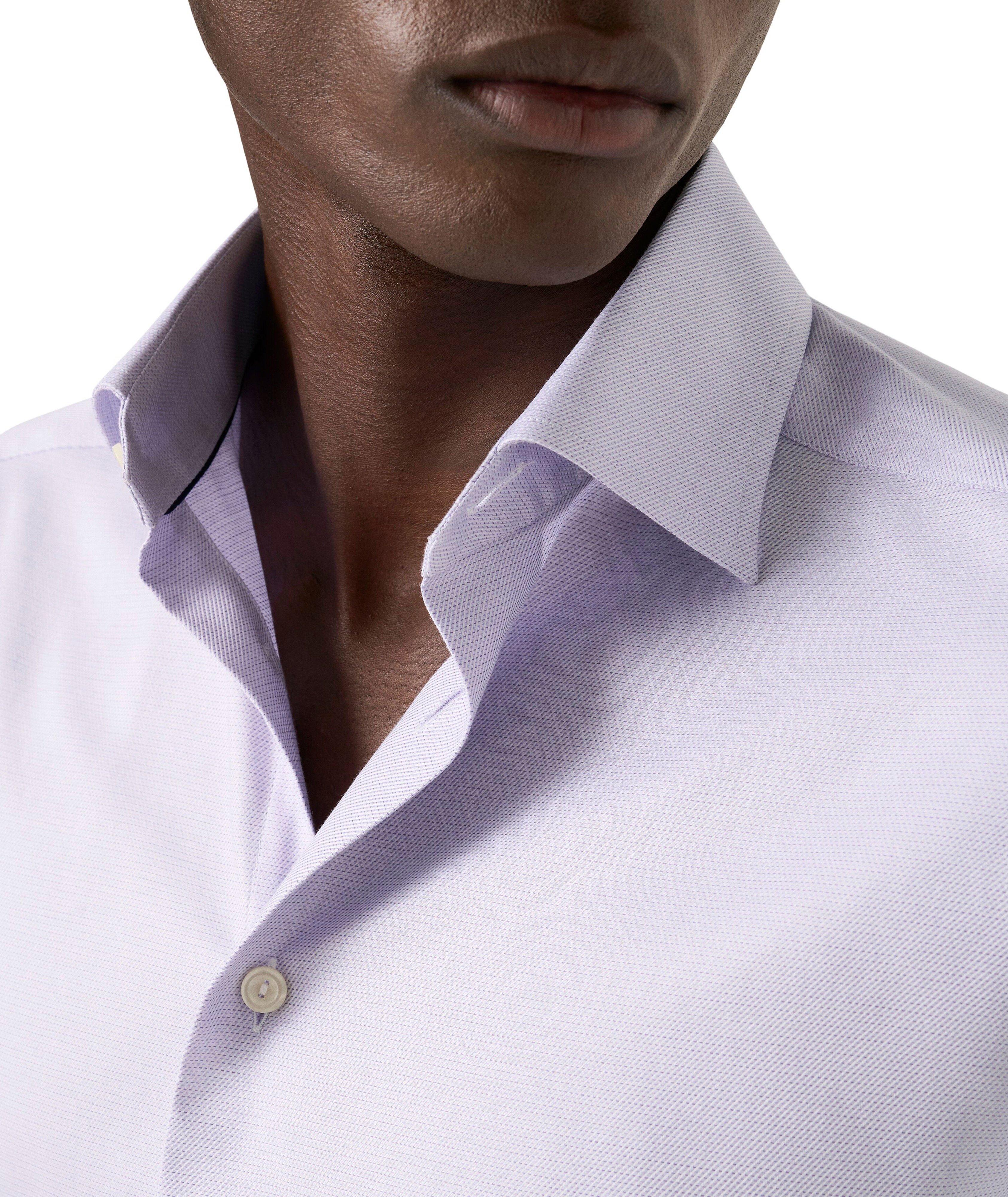 Slim-Fit Elevated Twill Dress Shirt image 4