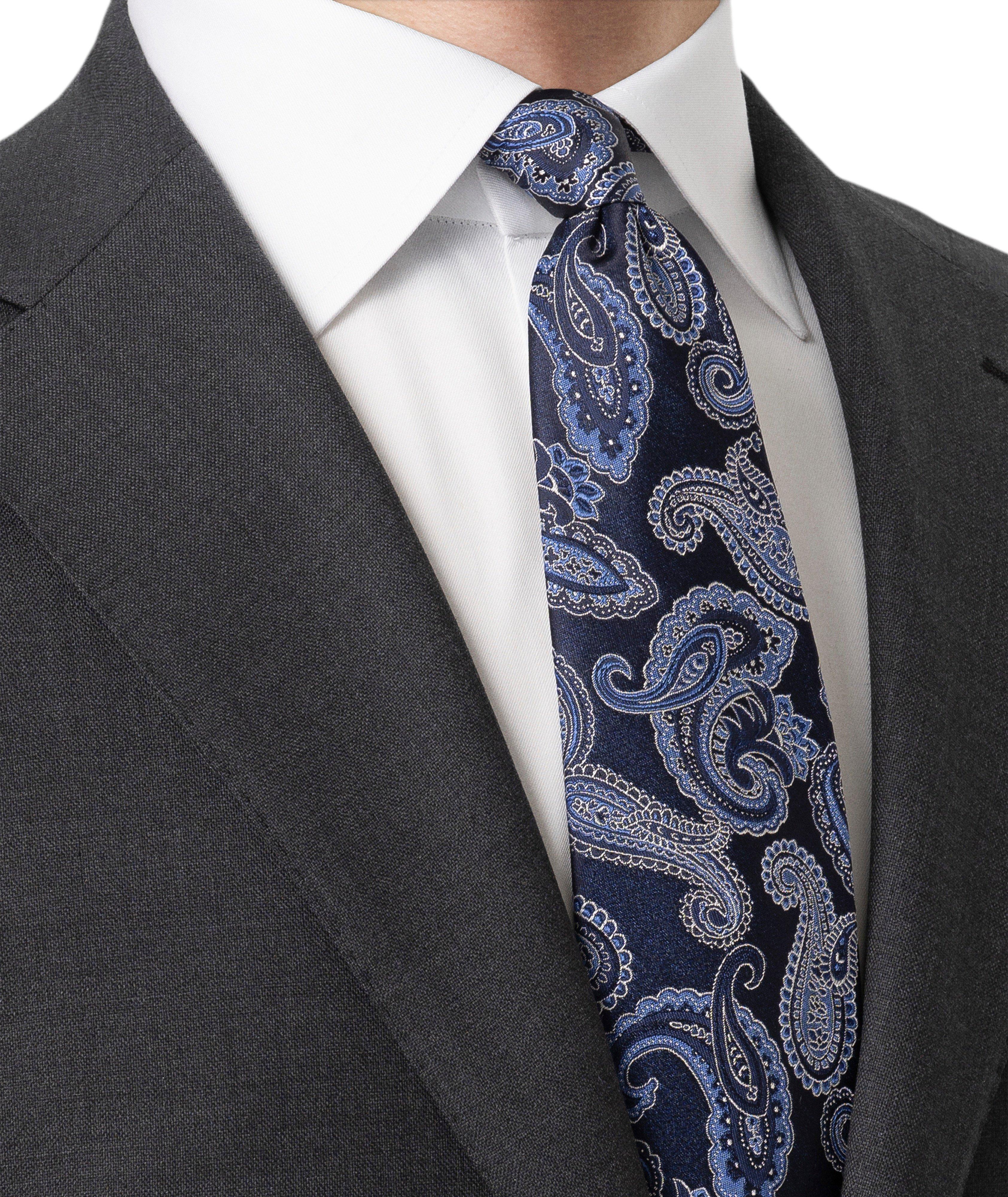 Paisley Woven Silk Tie image 2