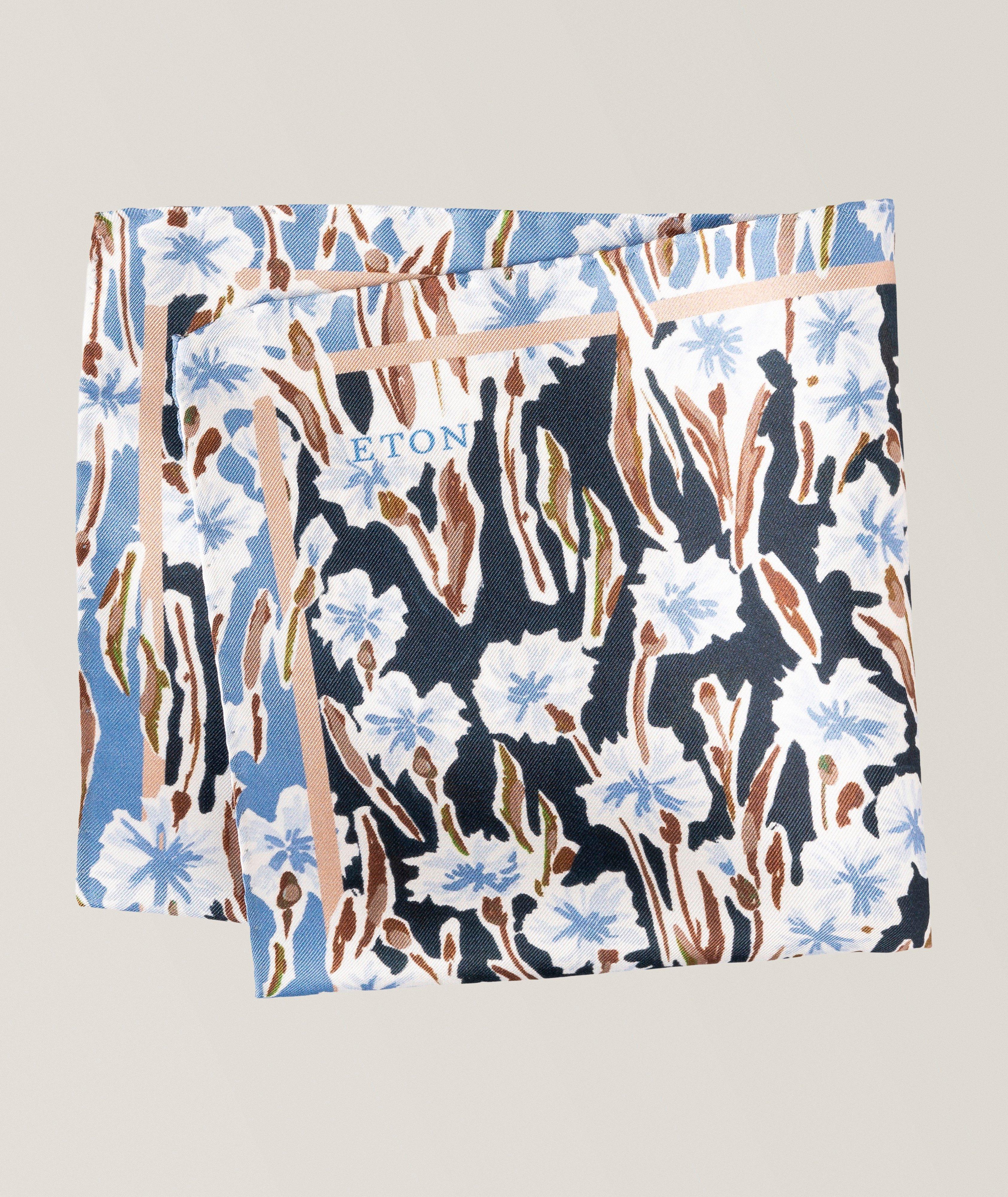 Pochette en soie florale image 1