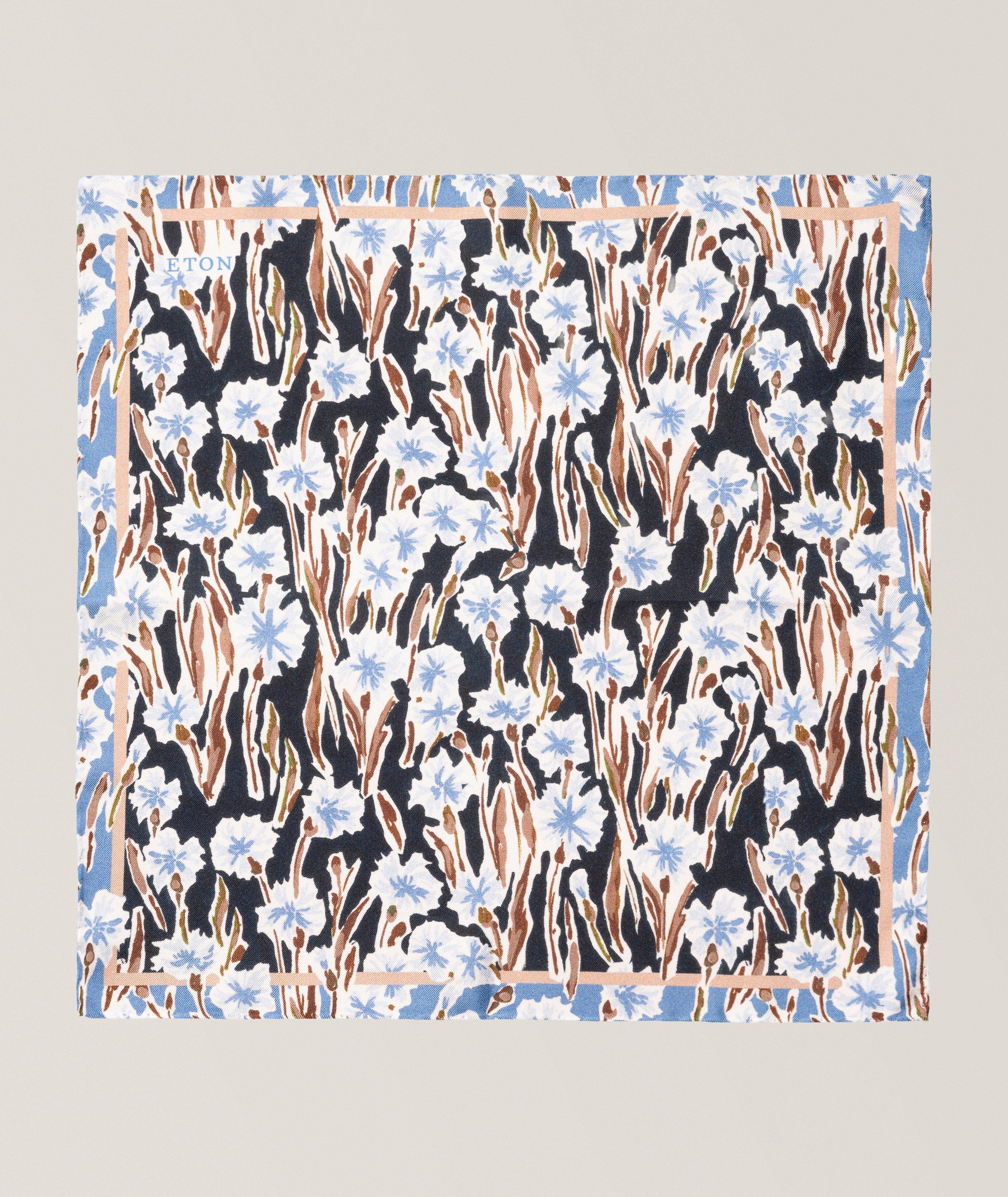 Pochette en soie florale image 0