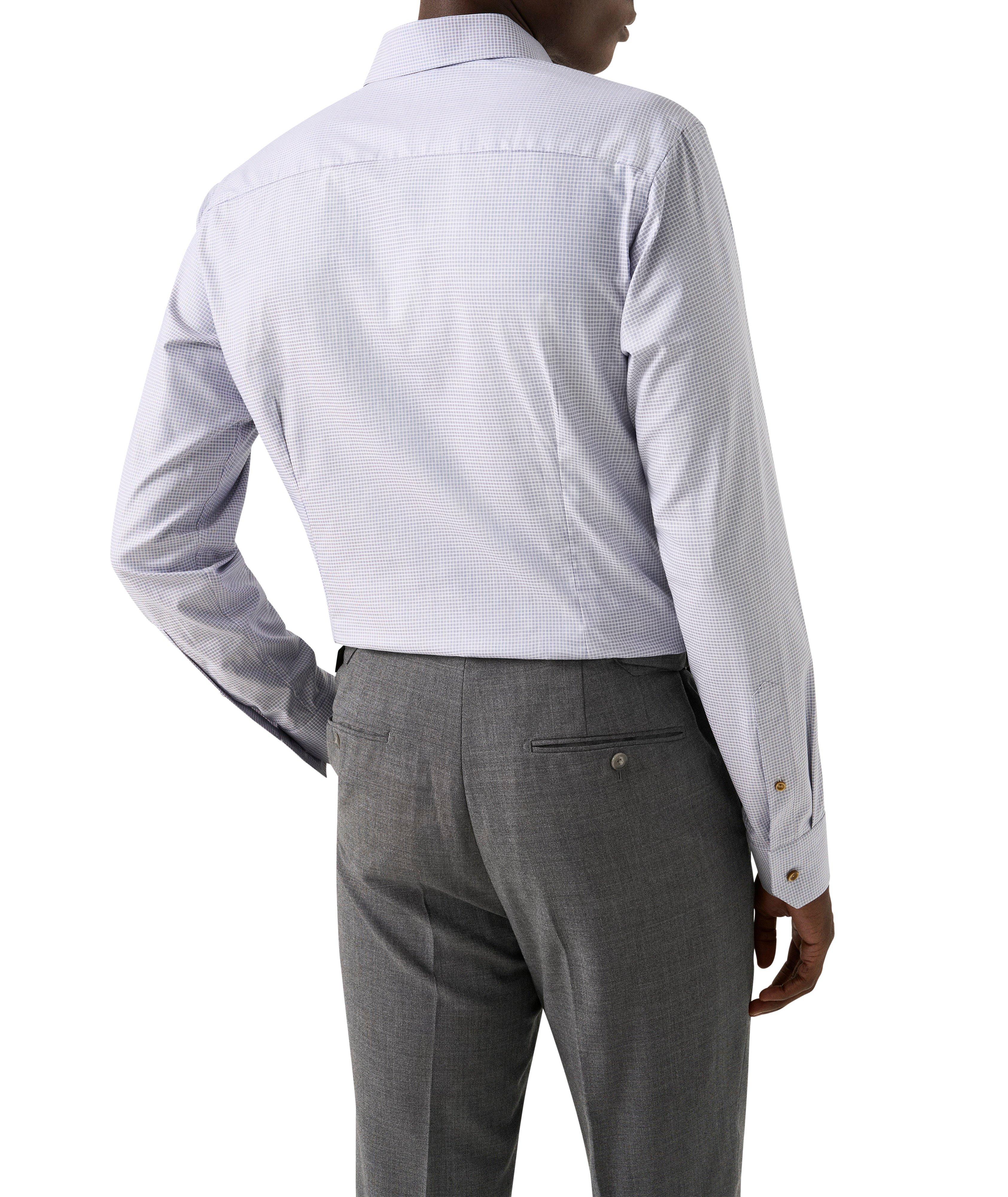 Contemporary-Fit Check Twill Dress Shirt image 3