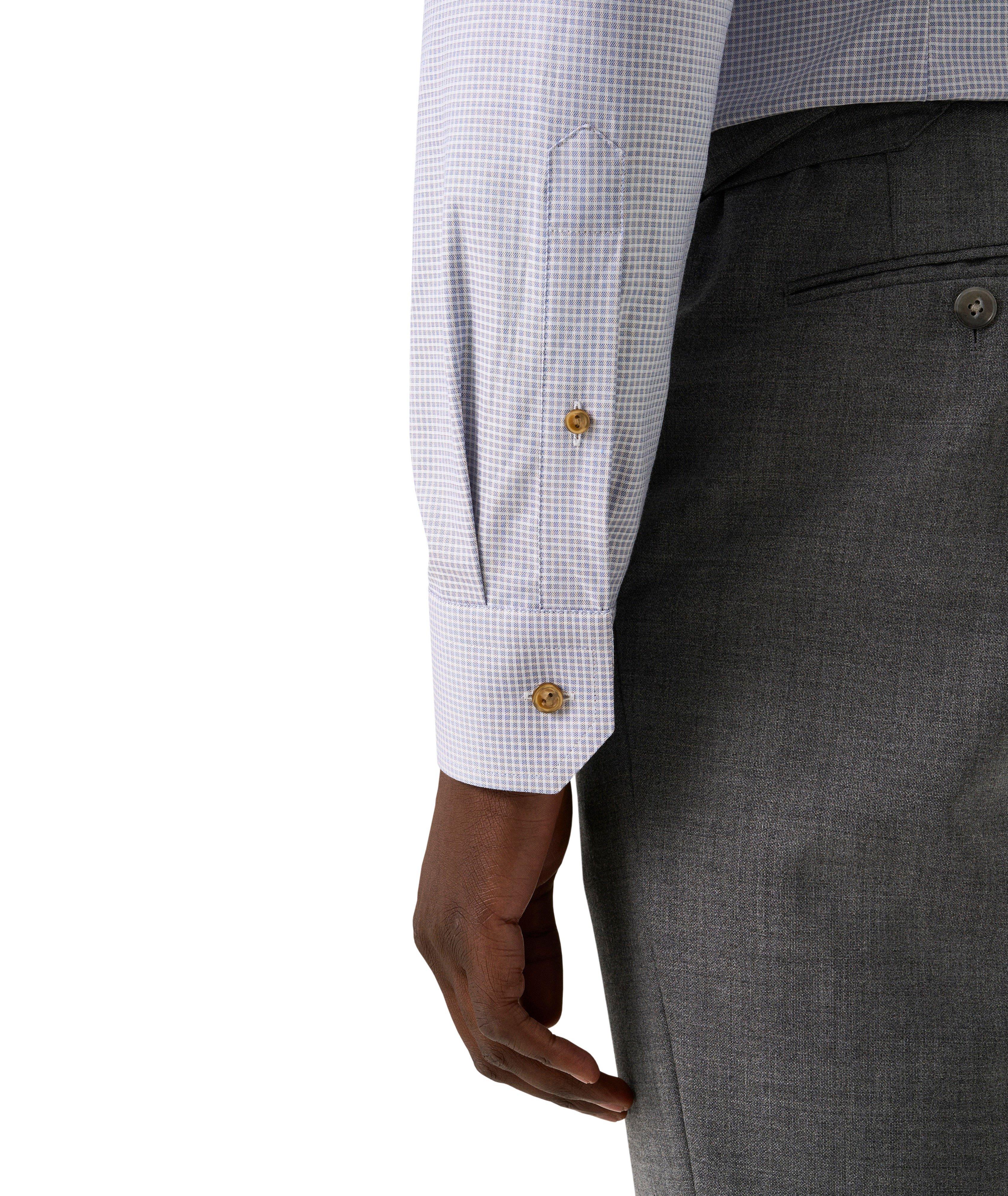 Contemporary-Fit Check Twill Dress Shirt image 5