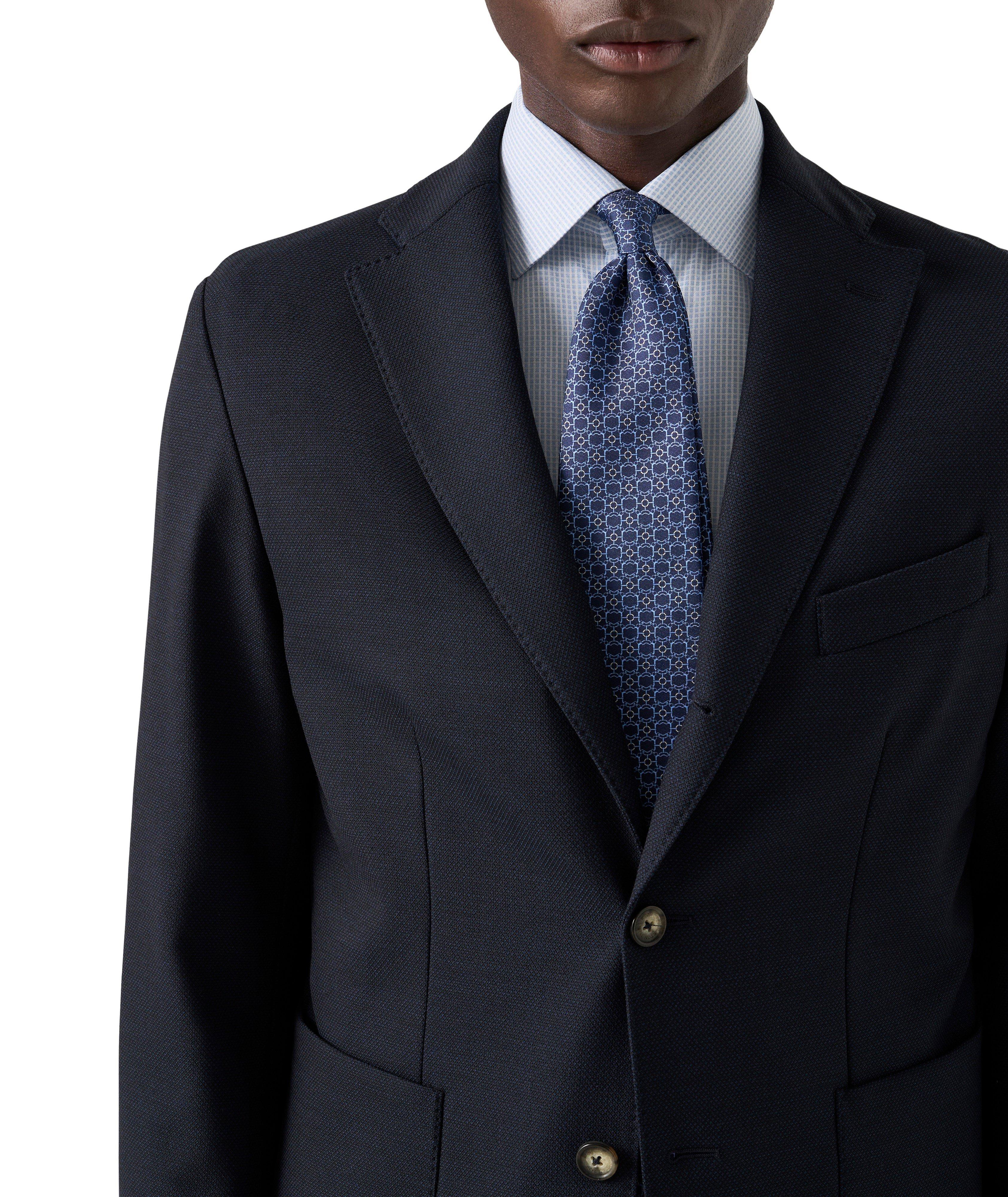 Contemporary-Fit Check Twill Dress Shirt image 6