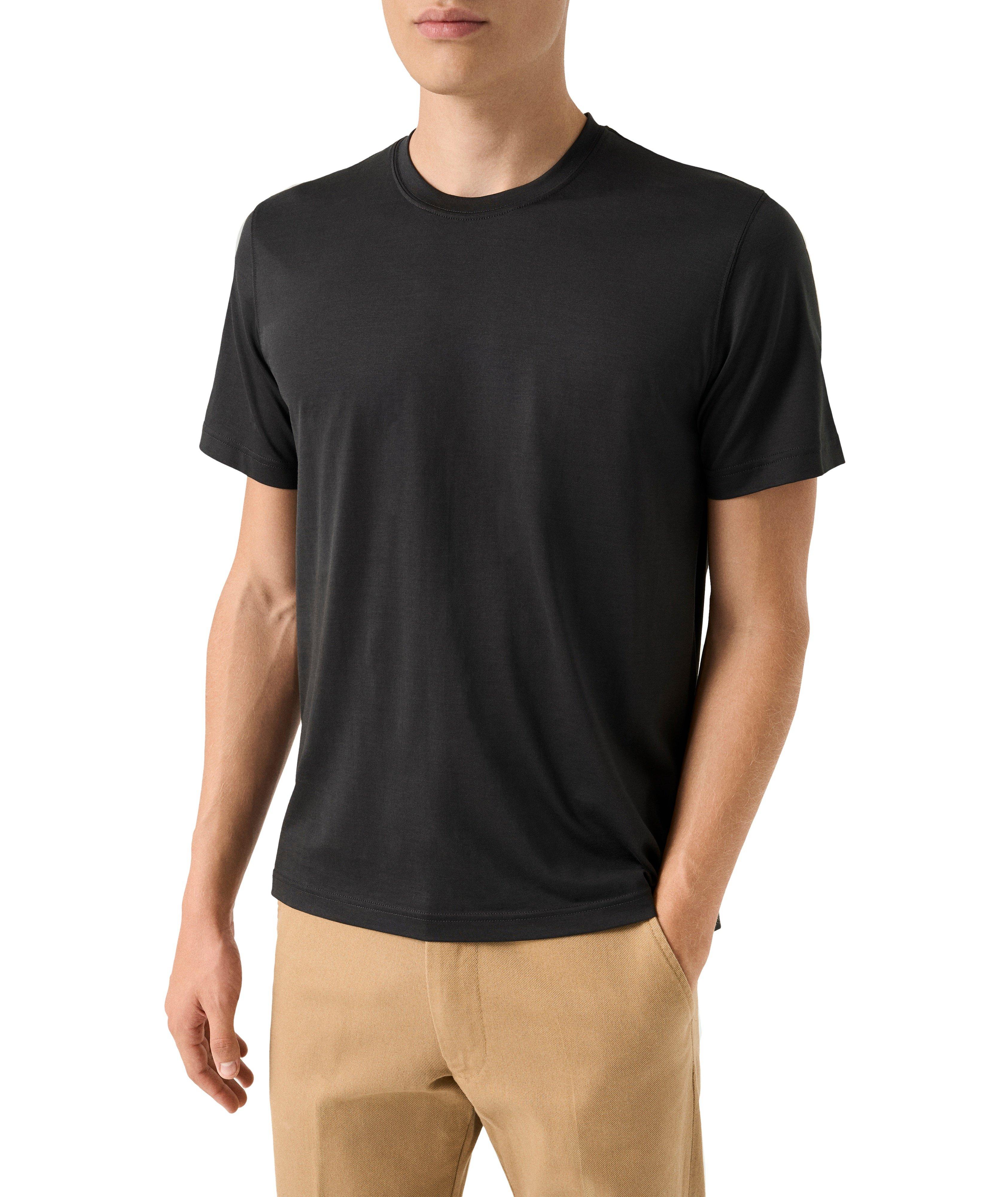 Cotton-Silk Crewneck T-Shirt image 1