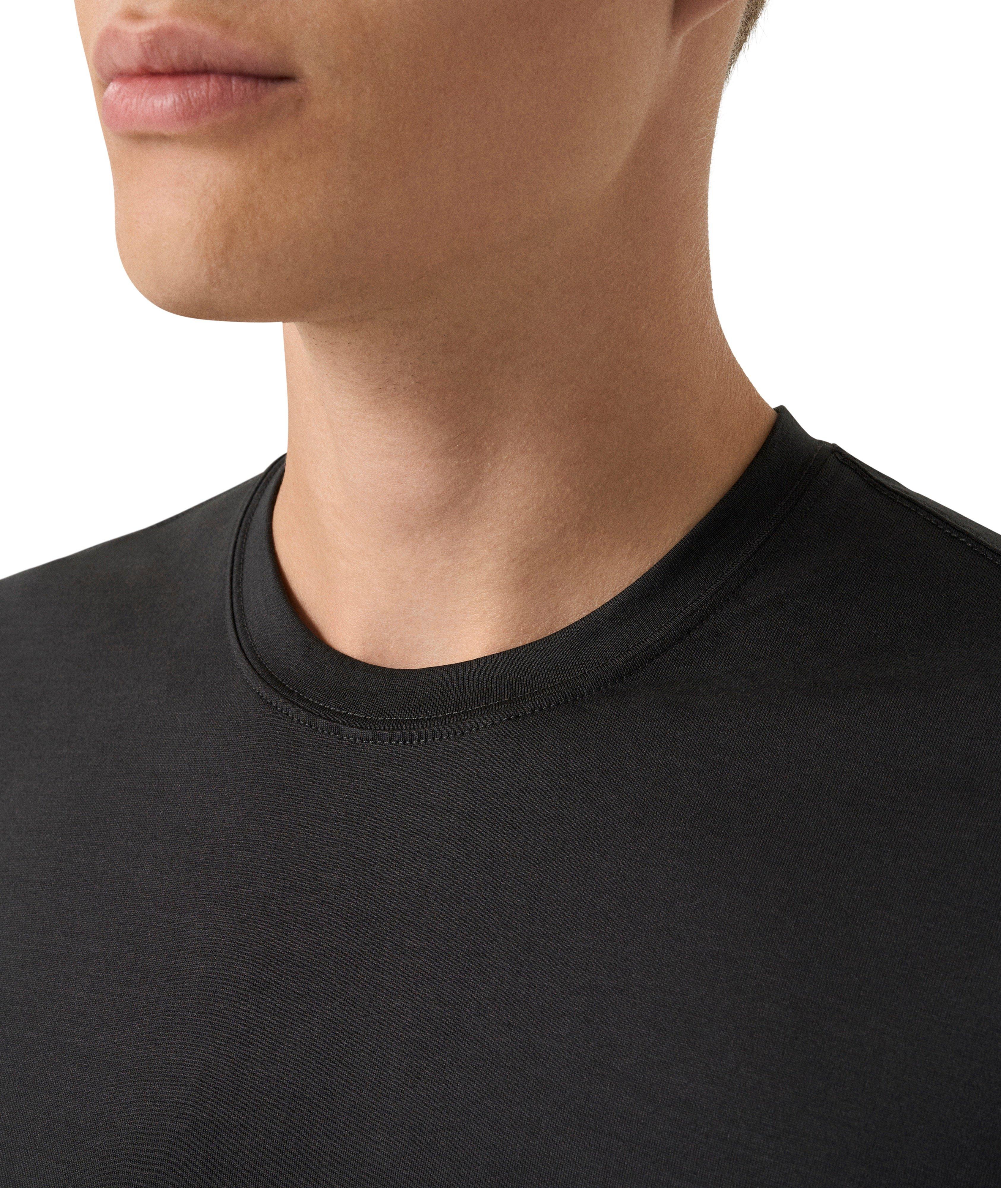 Cotton-Silk Crewneck T-Shirt image 3