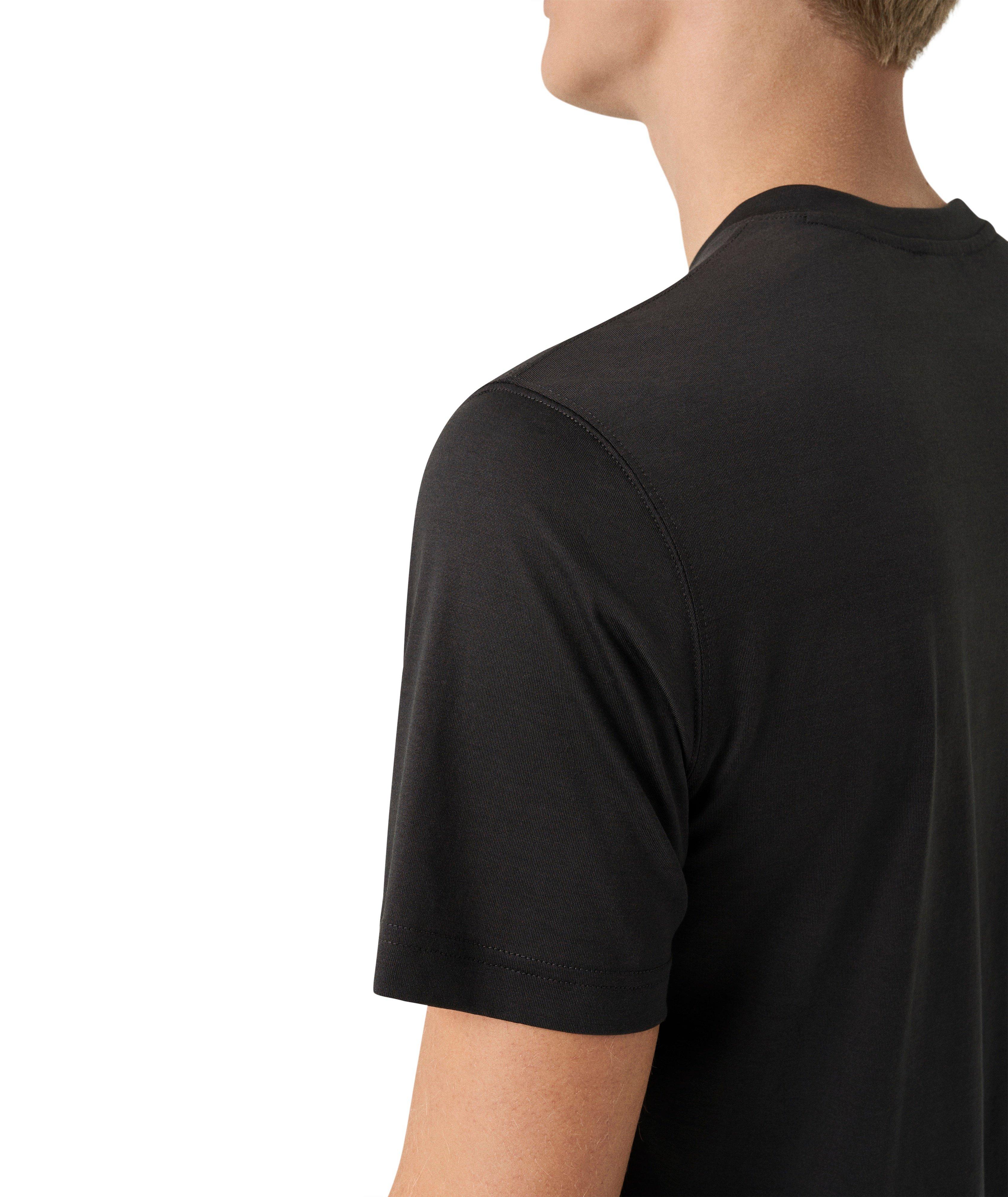 Cotton-Silk Crewneck T-Shirt image 4