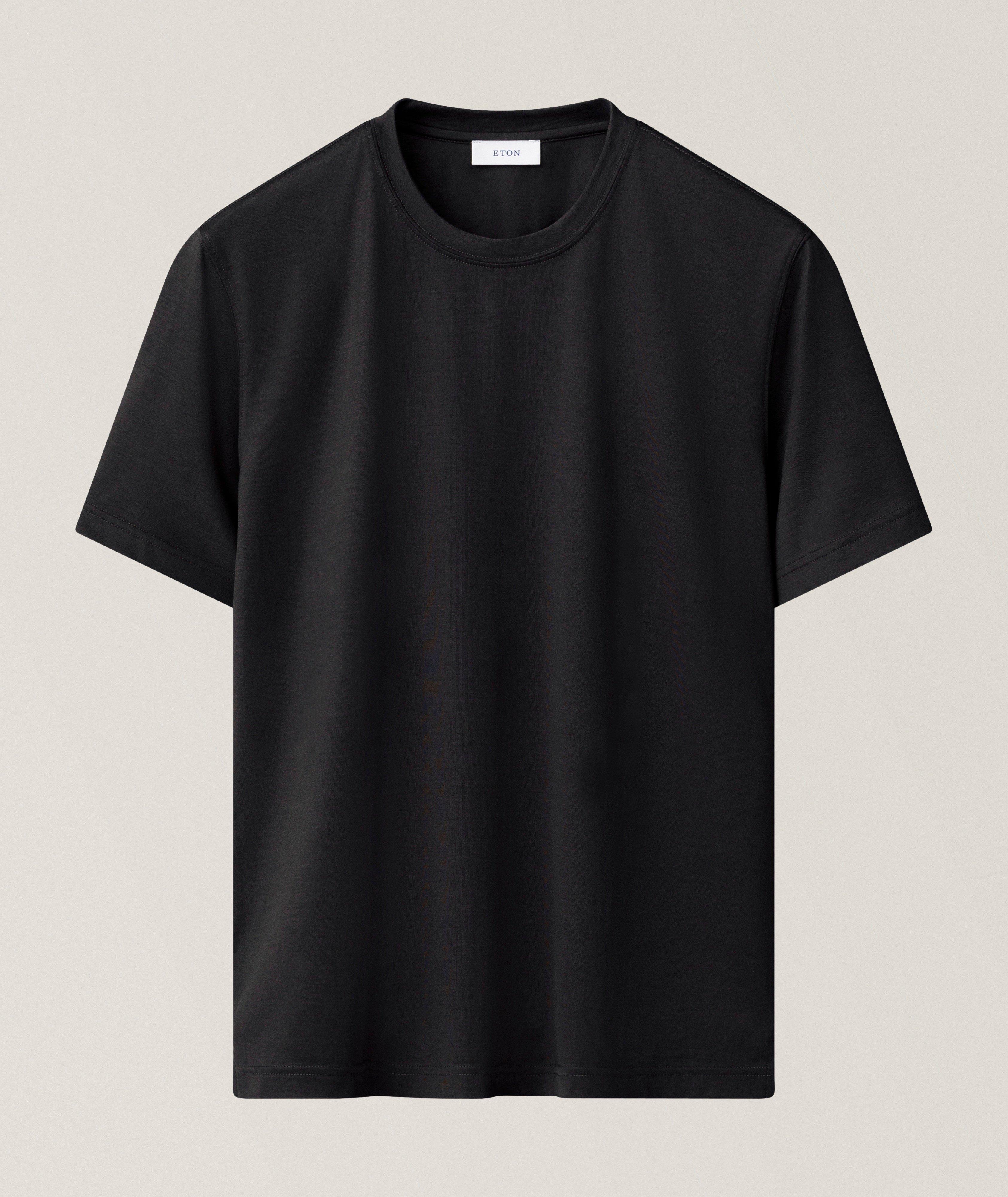 Cotton-Silk Crewneck T-Shirt image 0