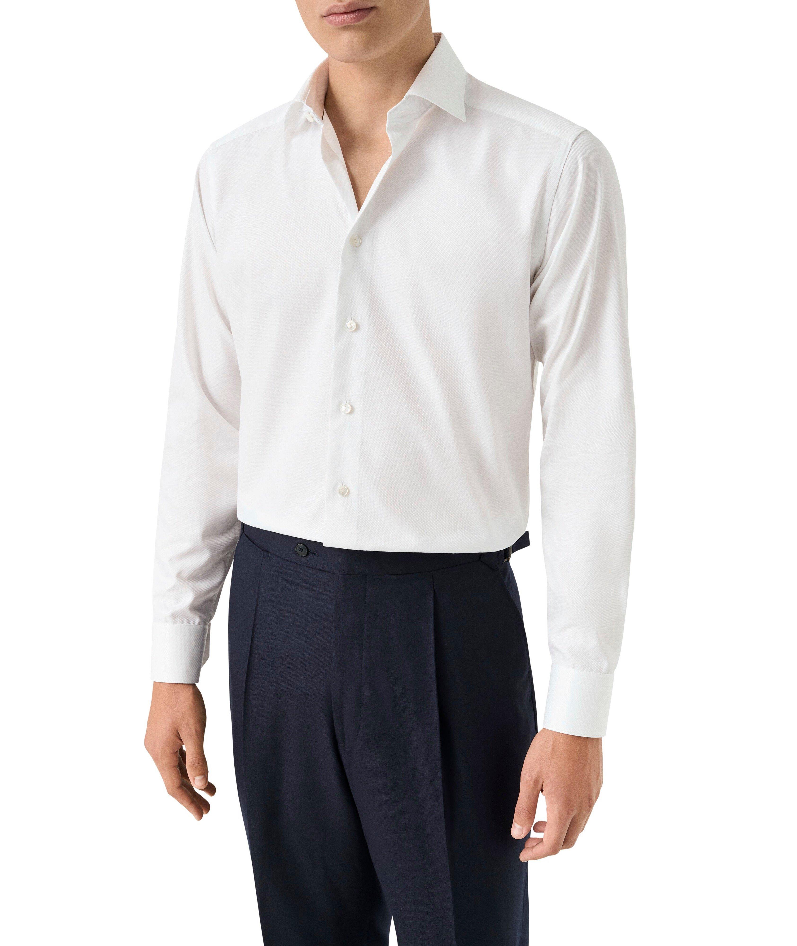 Slim-Fit Elevated Twill Dress Shirt image 2
