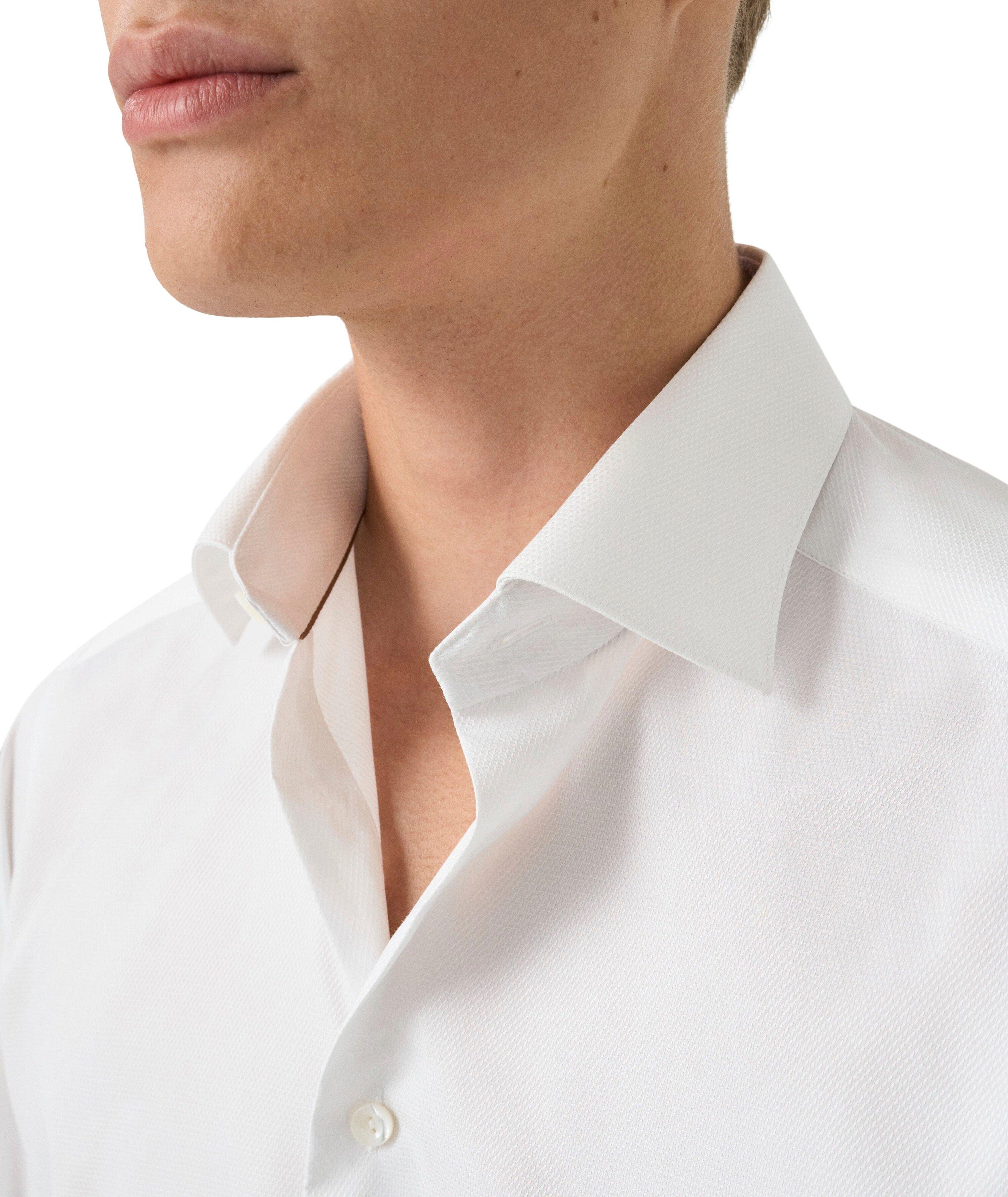 Slim-Fit Elevated Twill Dress Shirt image 4