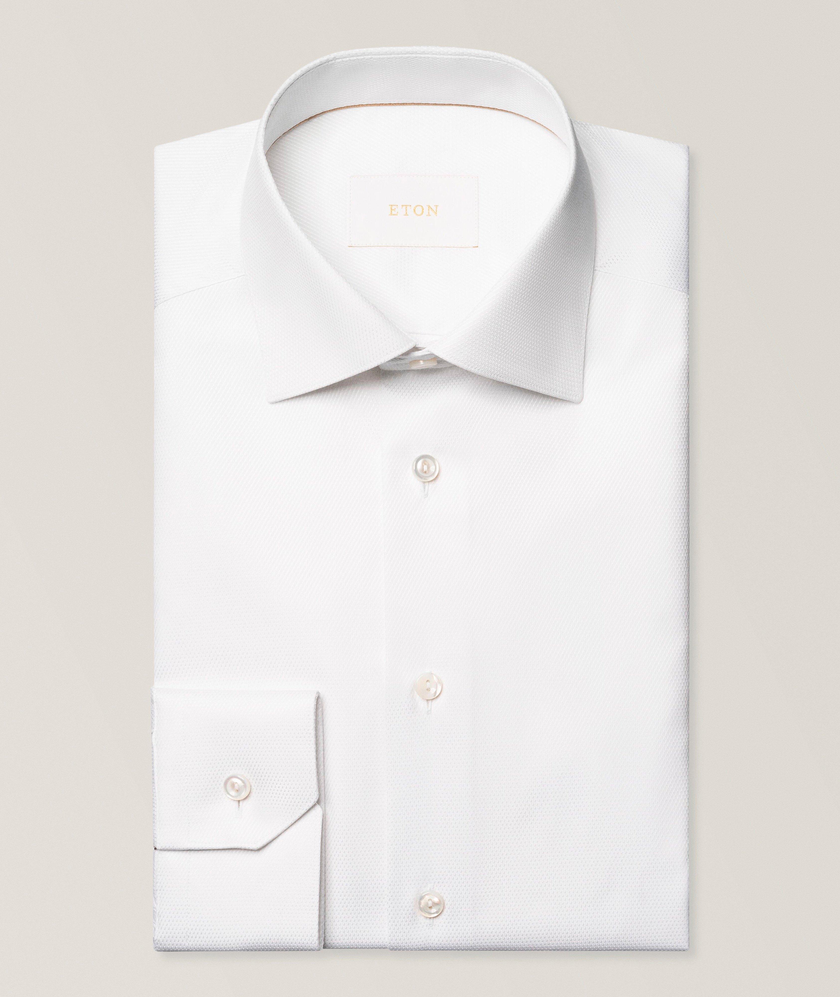 Slim-Fit Elevated Twill Dress Shirt image 0