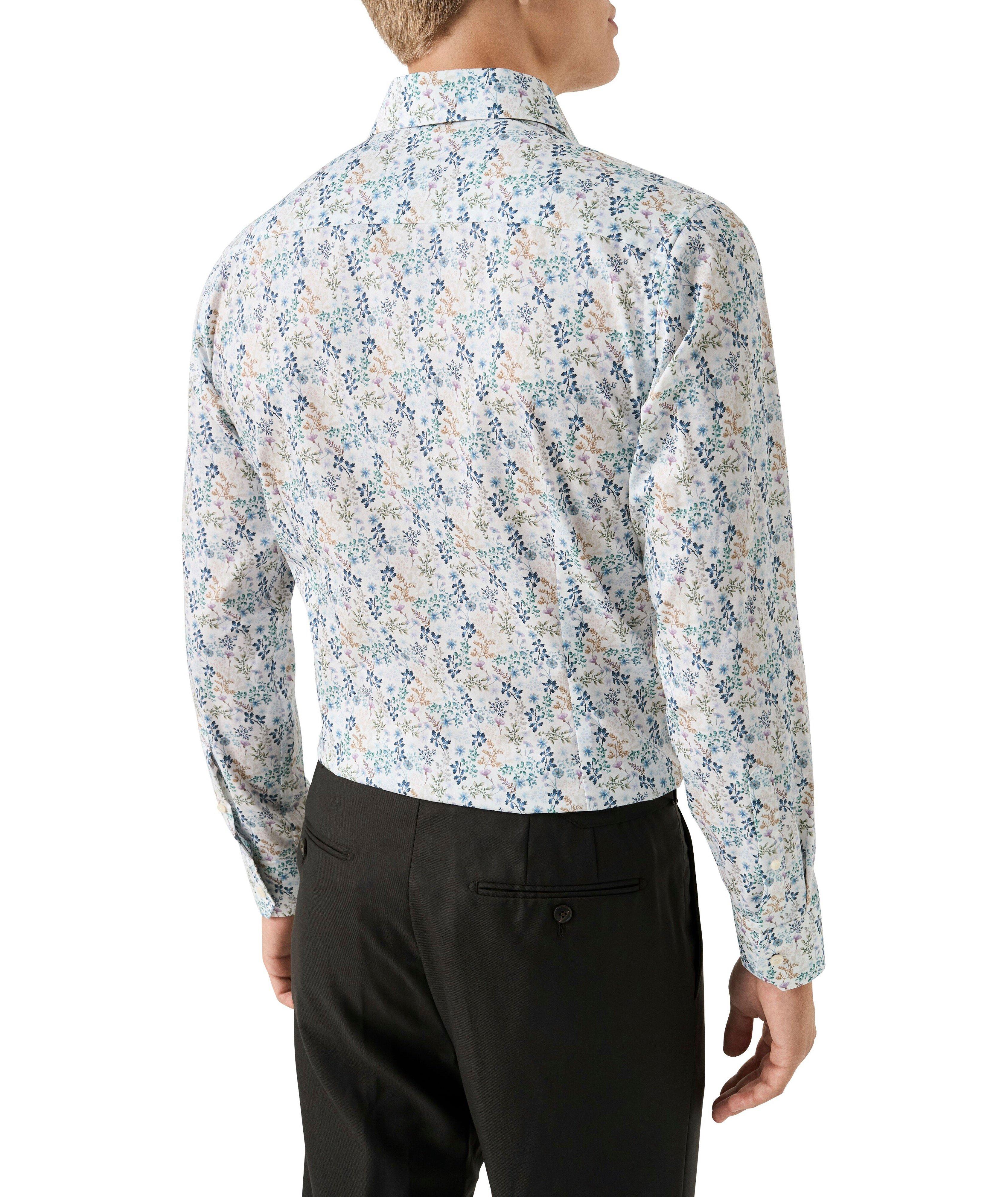 Contemporary-Fit Floral Cotton Dress Shirt  image 3