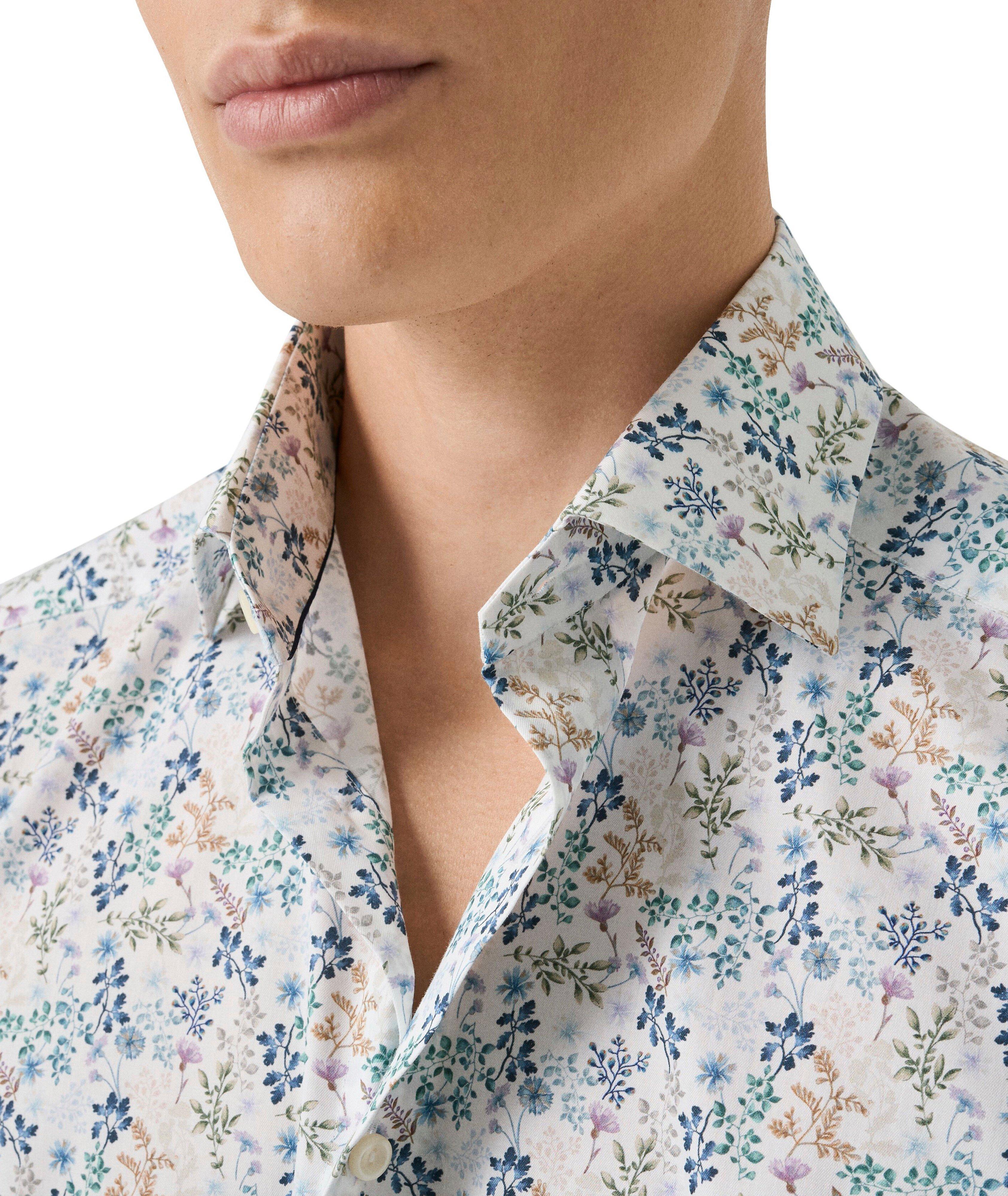 Contemporary-Fit Floral Cotton Dress Shirt  image 4