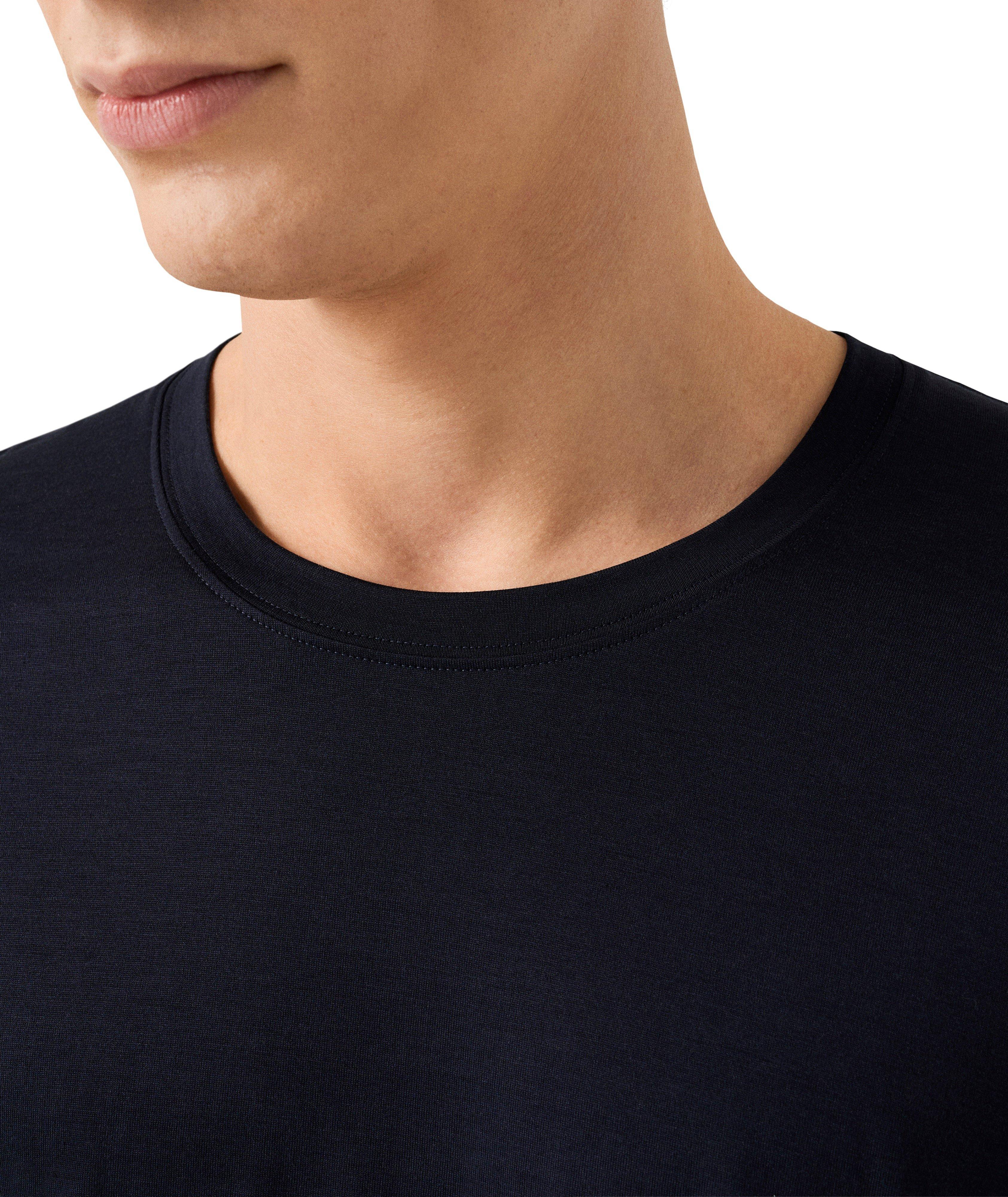 Cotton-Silk Crewneck T-Shirt image 3