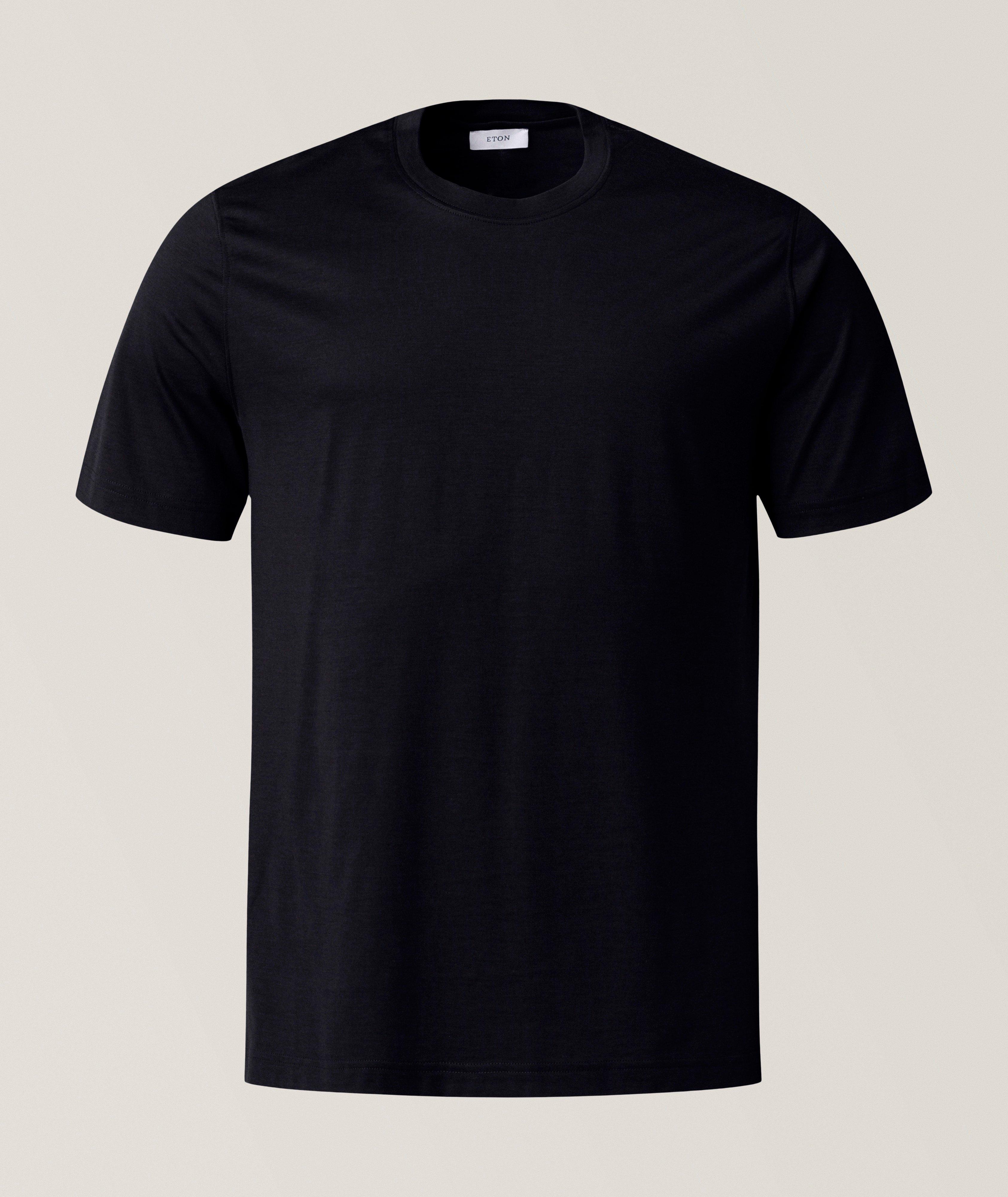 Cotton-Silk Crewneck T-Shirt image 0