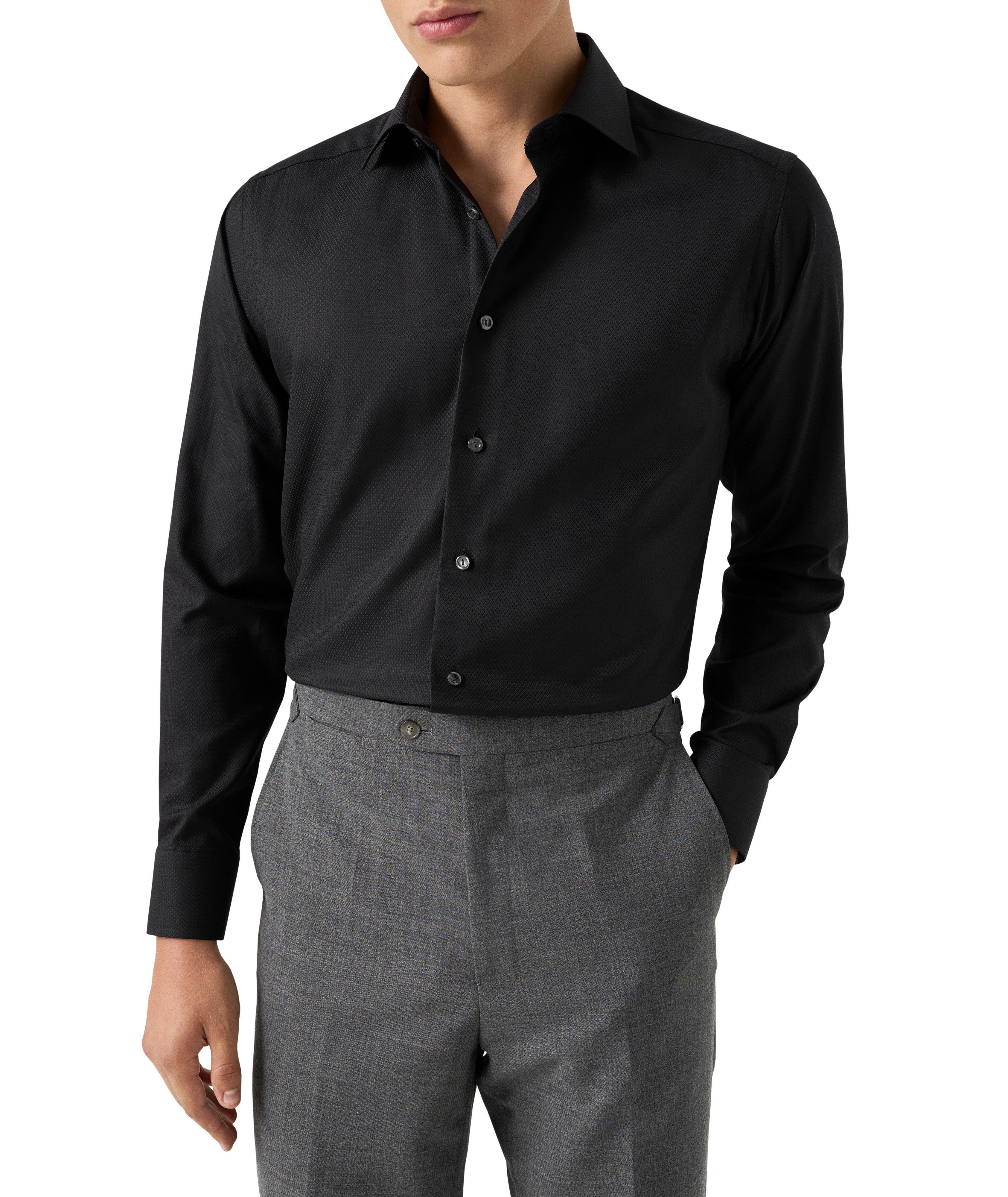 Contemporary-Fit Textured Twill Dress Shirt image 2