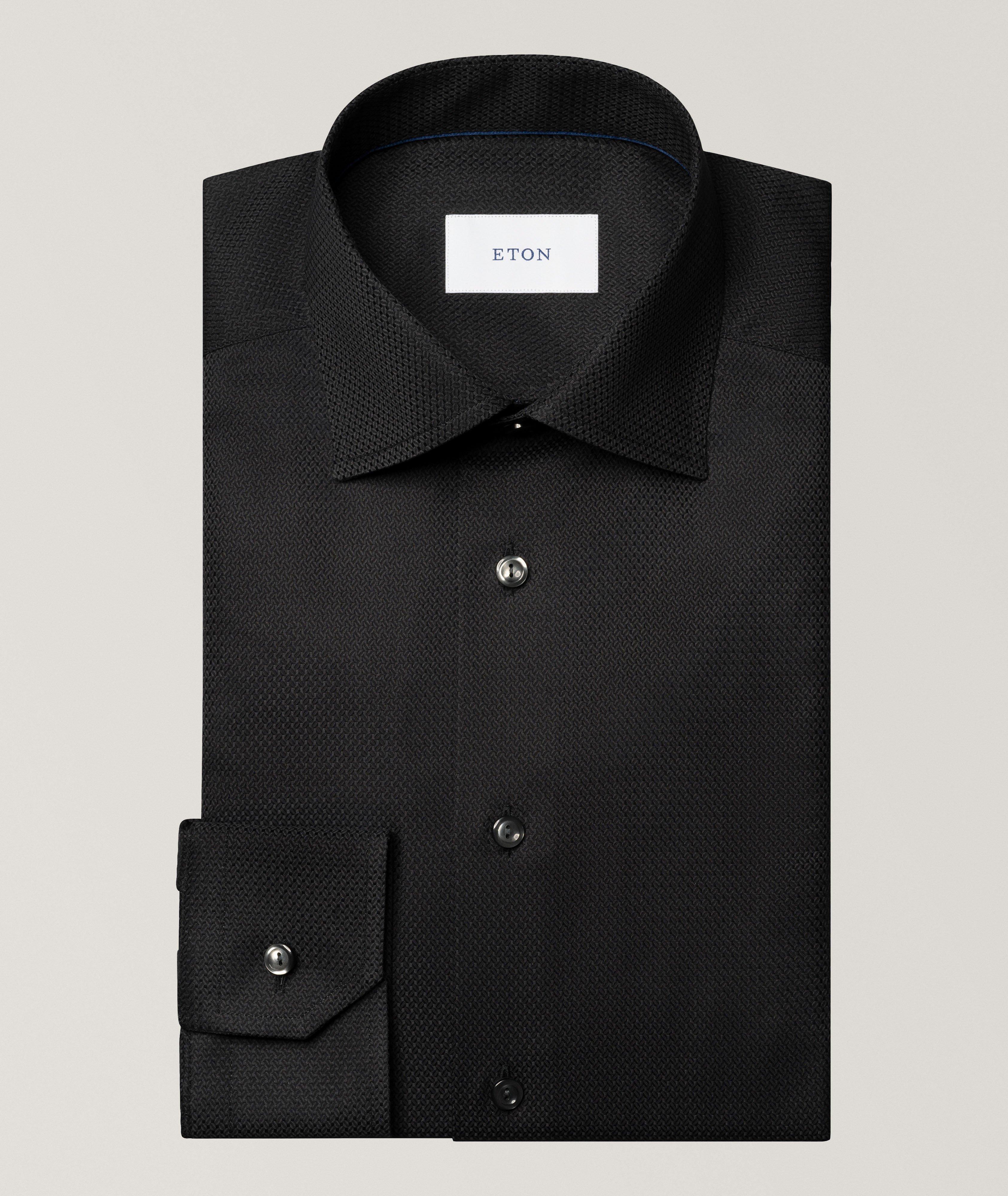 Contemporary-Fit Textured Twill Dress Shirt image 0