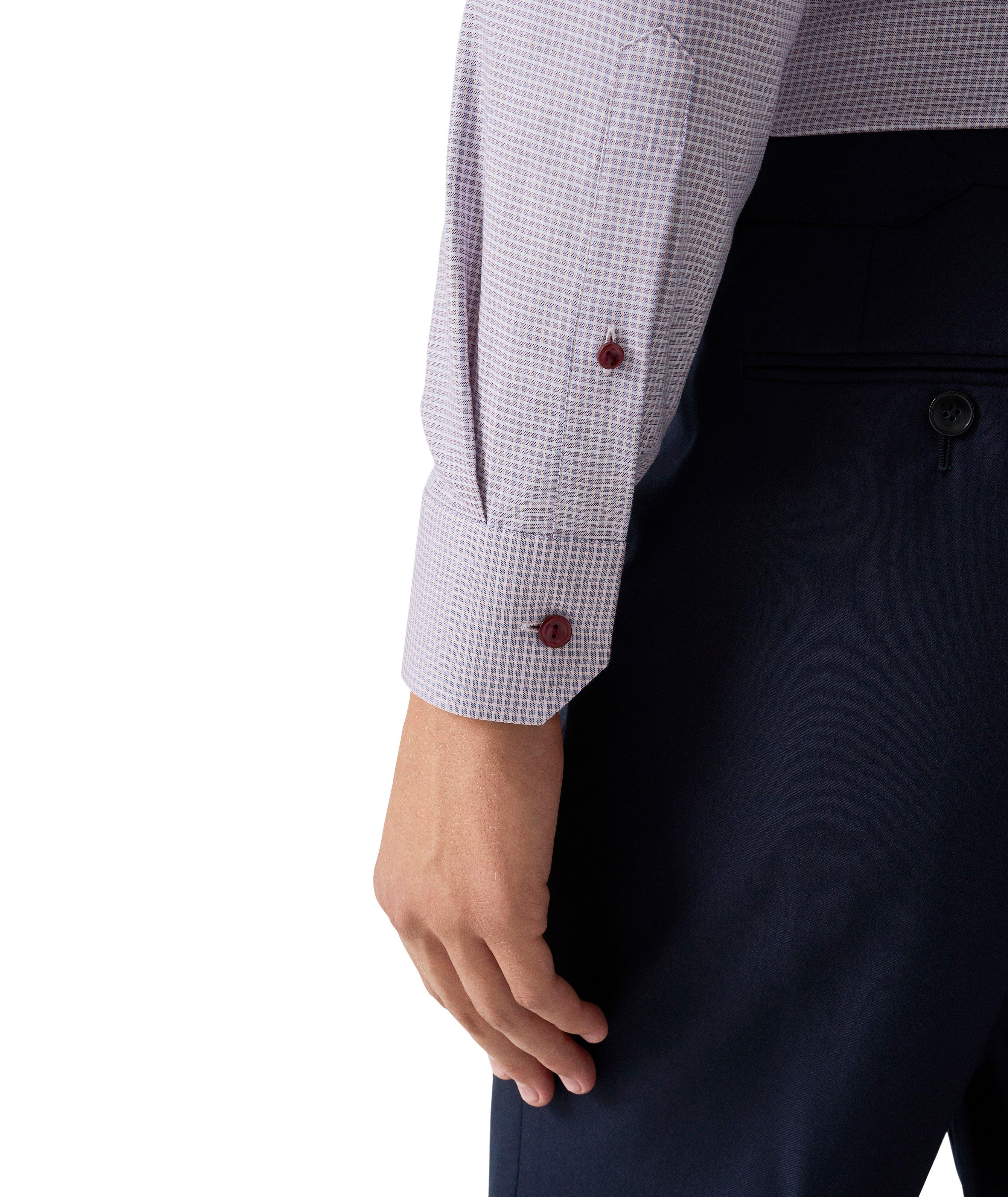 Contemporary-Fit Check Twill Dress Shirt image 5