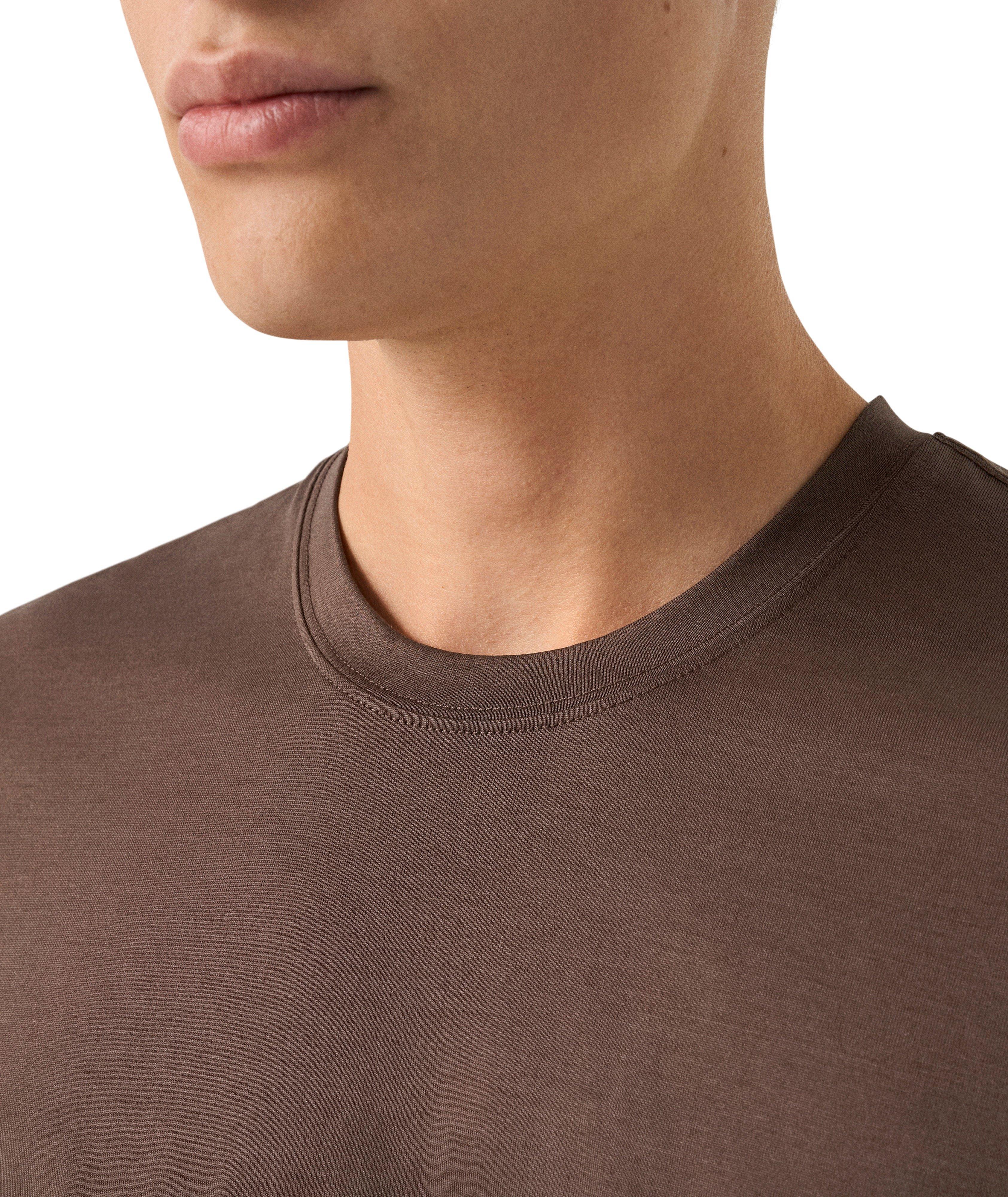 Cotton-Silk Crewneck T-Shirt image 3