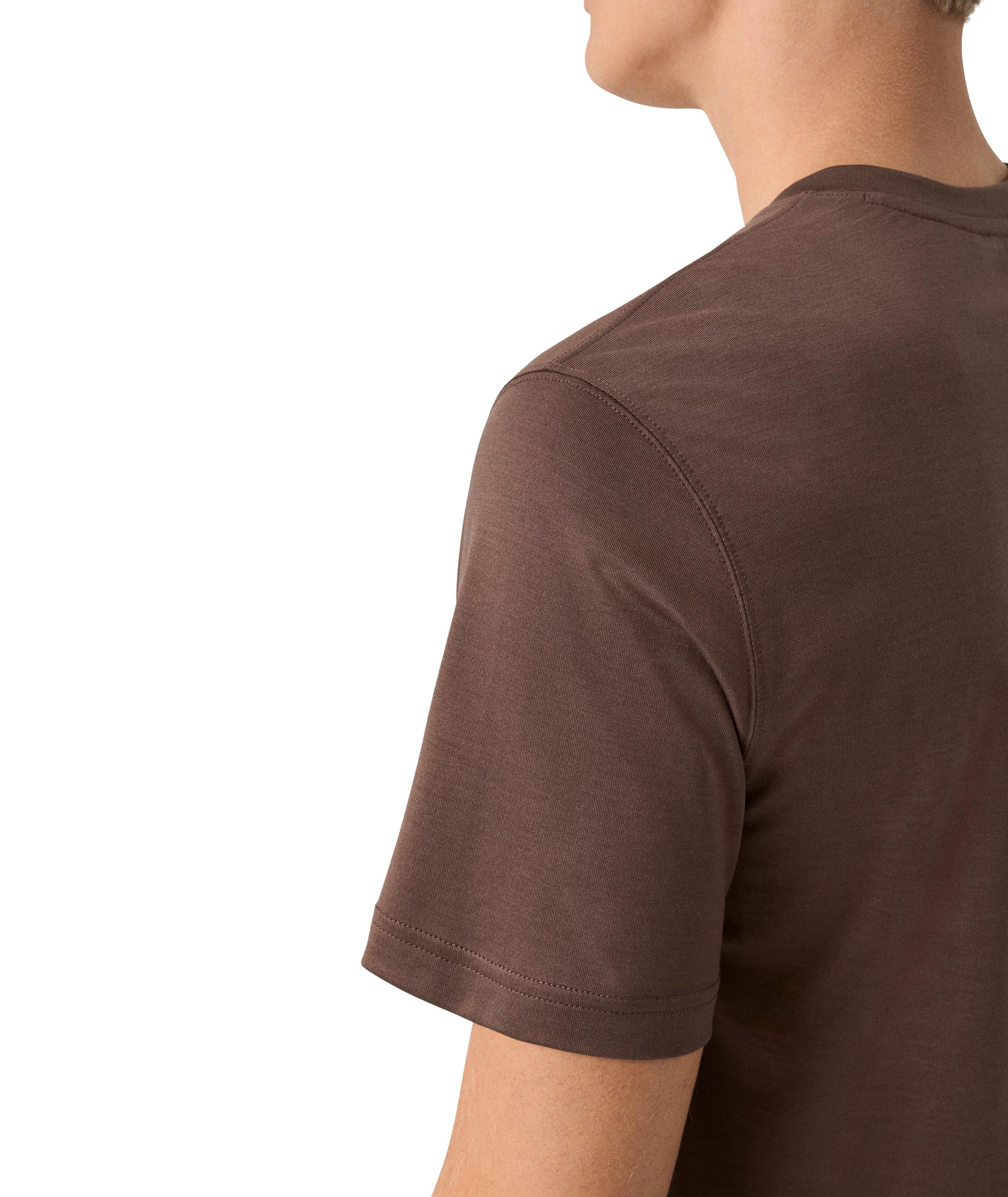 Cotton-Silk Crewneck T-Shirt image 4