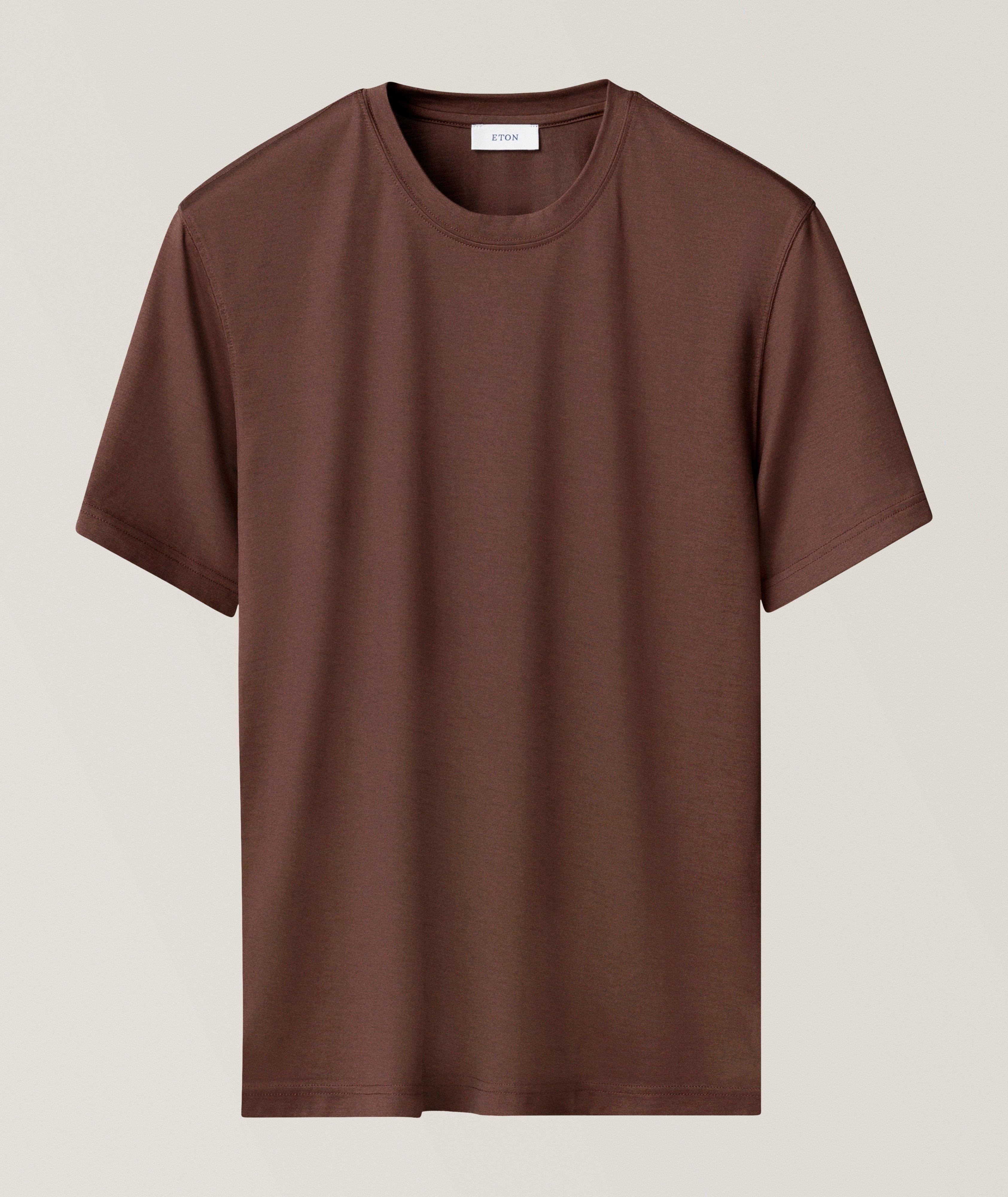 Cotton-Silk Crewneck T-Shirt image 0