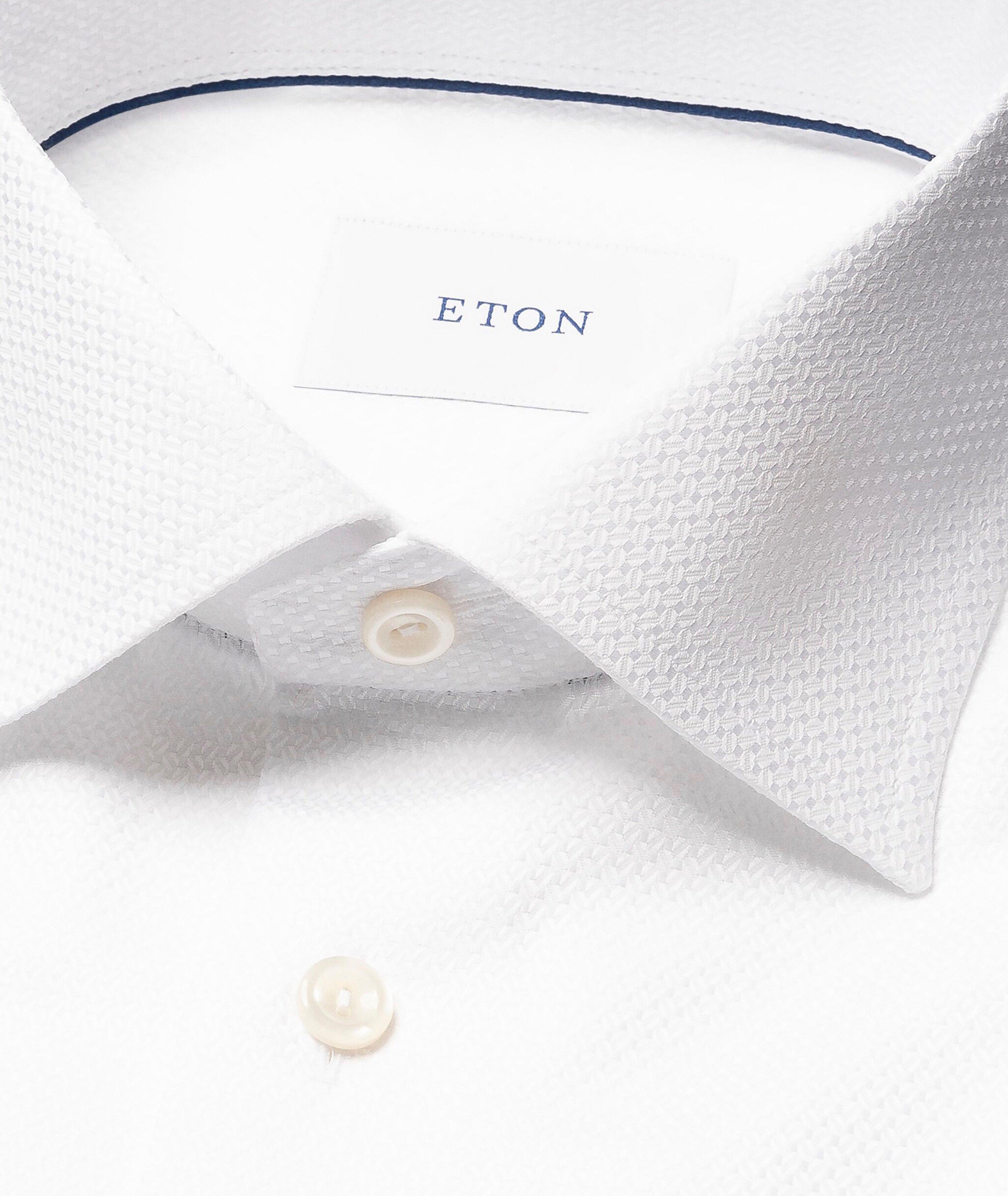 Contemporary-Fit Textured Twill Dress Shirt image 1
