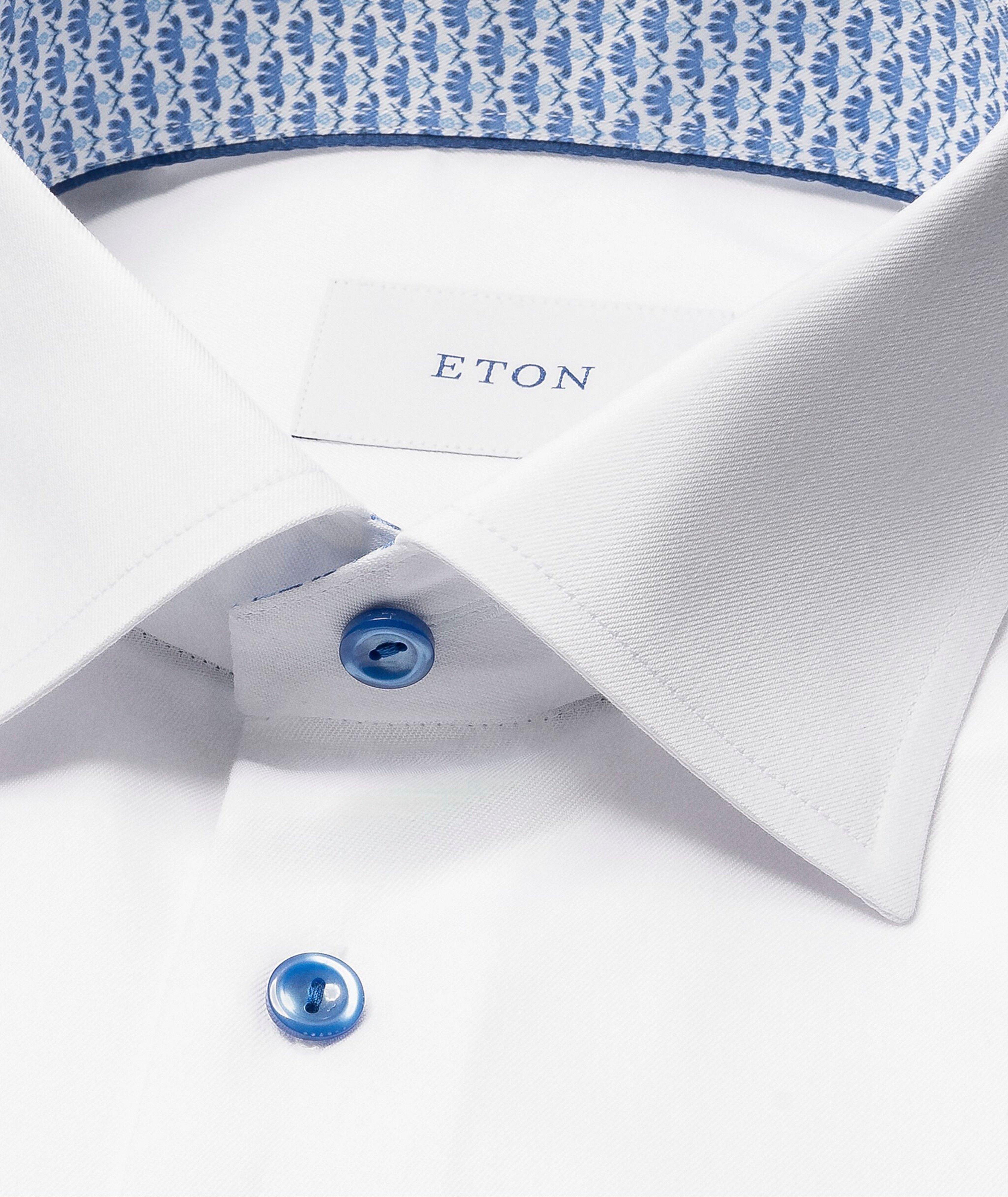 Contemporary-Fit Floral Twill Dress Shirt  image 1