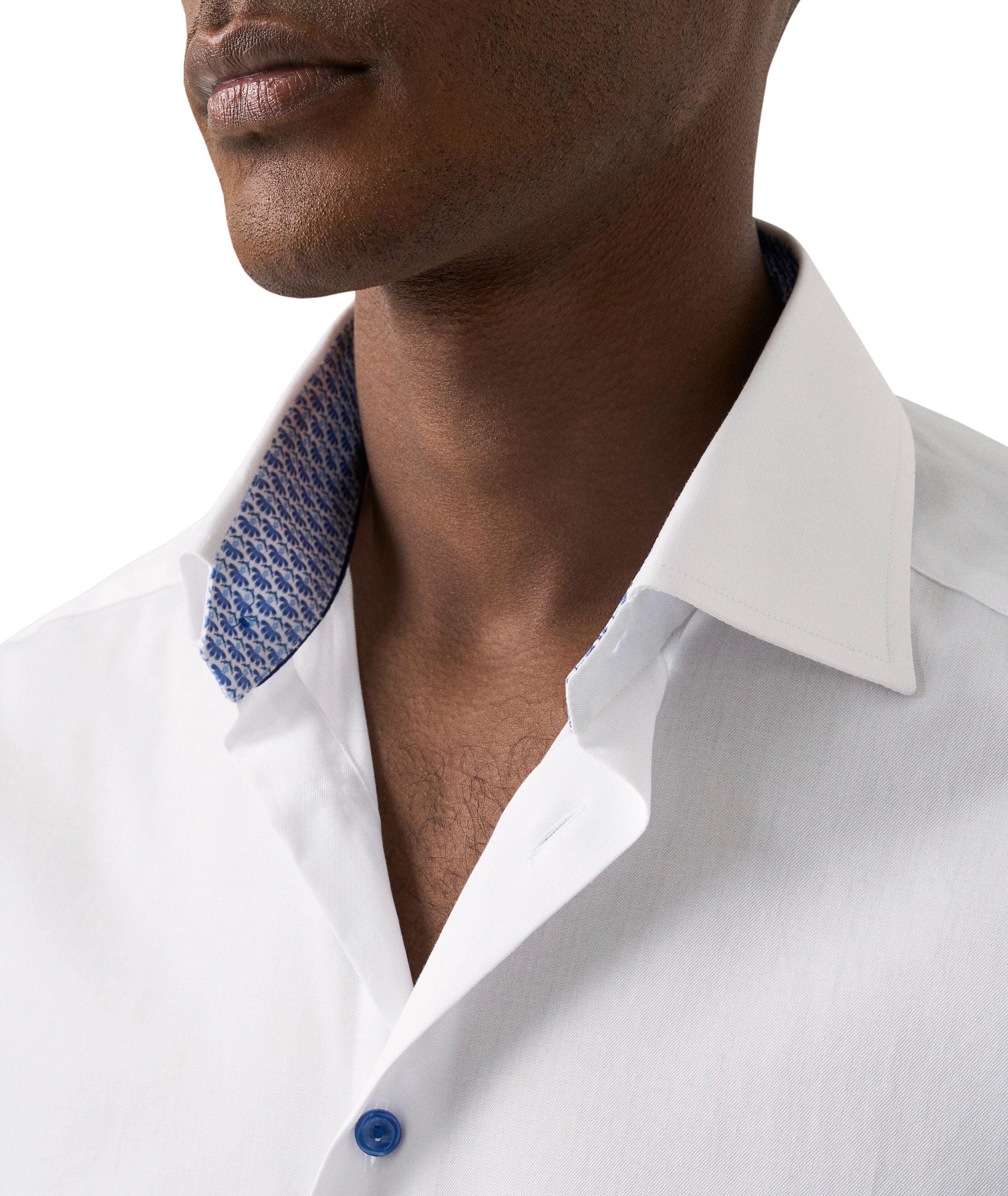 Contemporary-Fit Floral Twill Dress Shirt  image 4