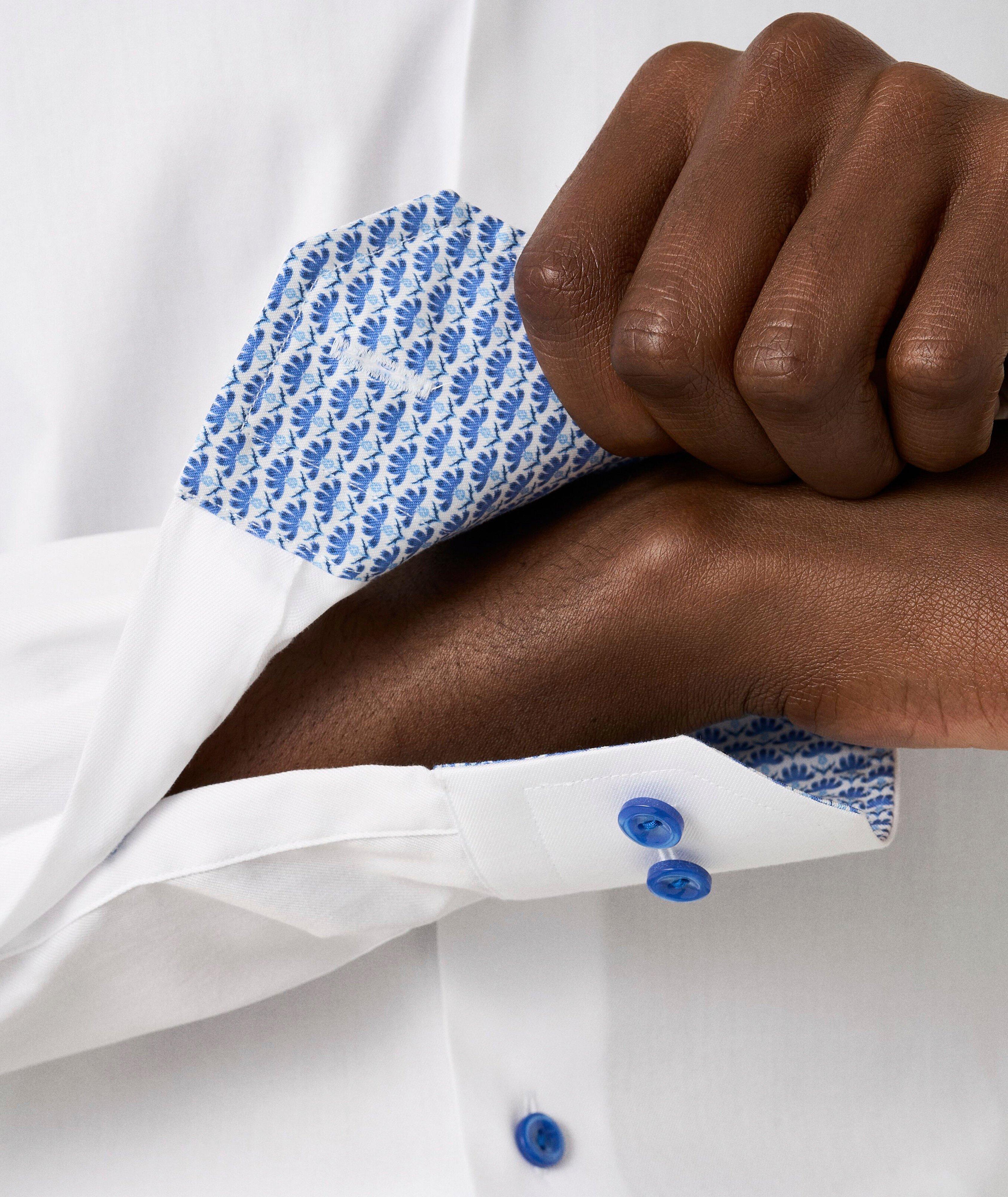 Contemporary-Fit Floral Twill Dress Shirt  image 5