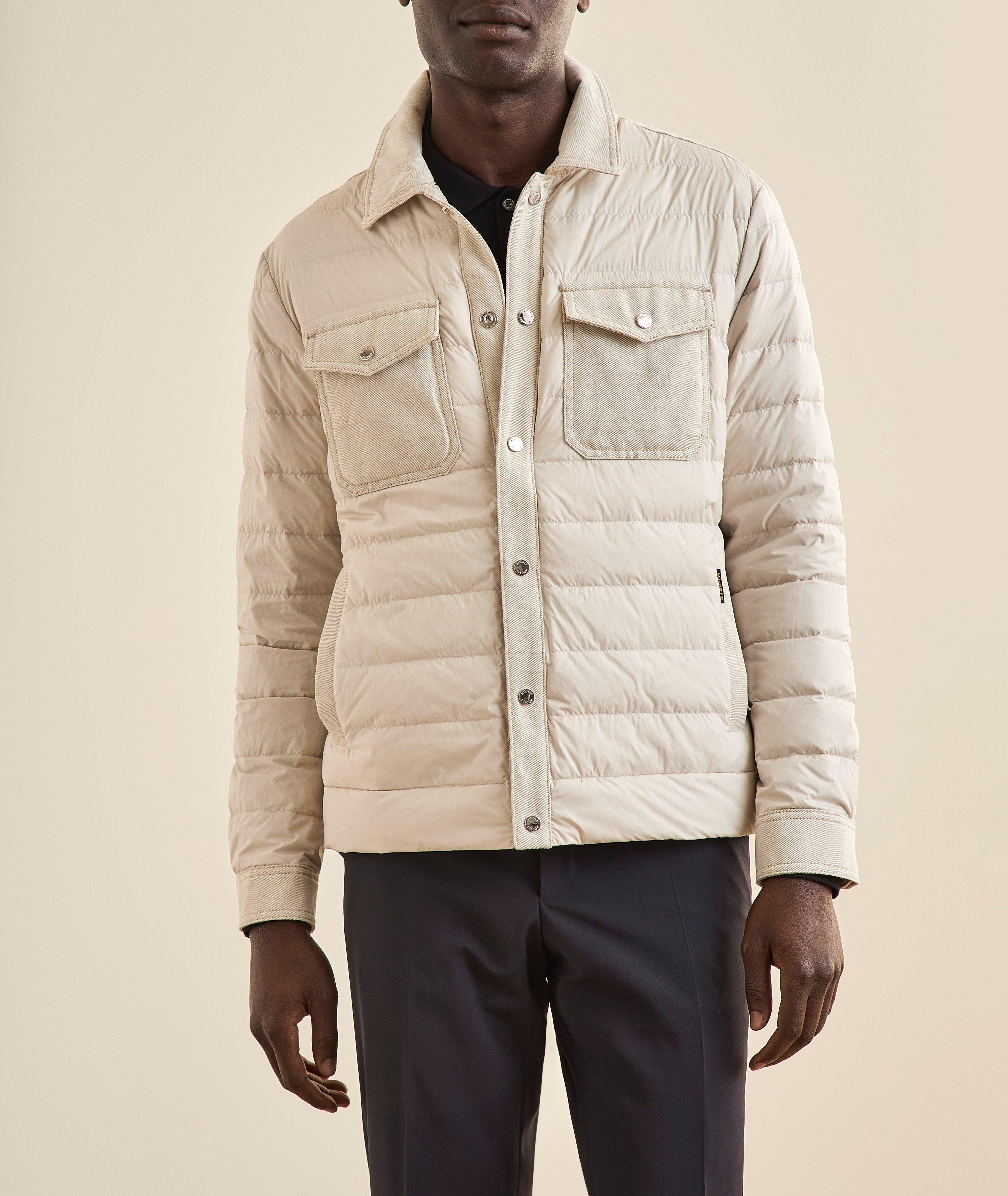 Veste matelassé bordures-denim Montini image 1